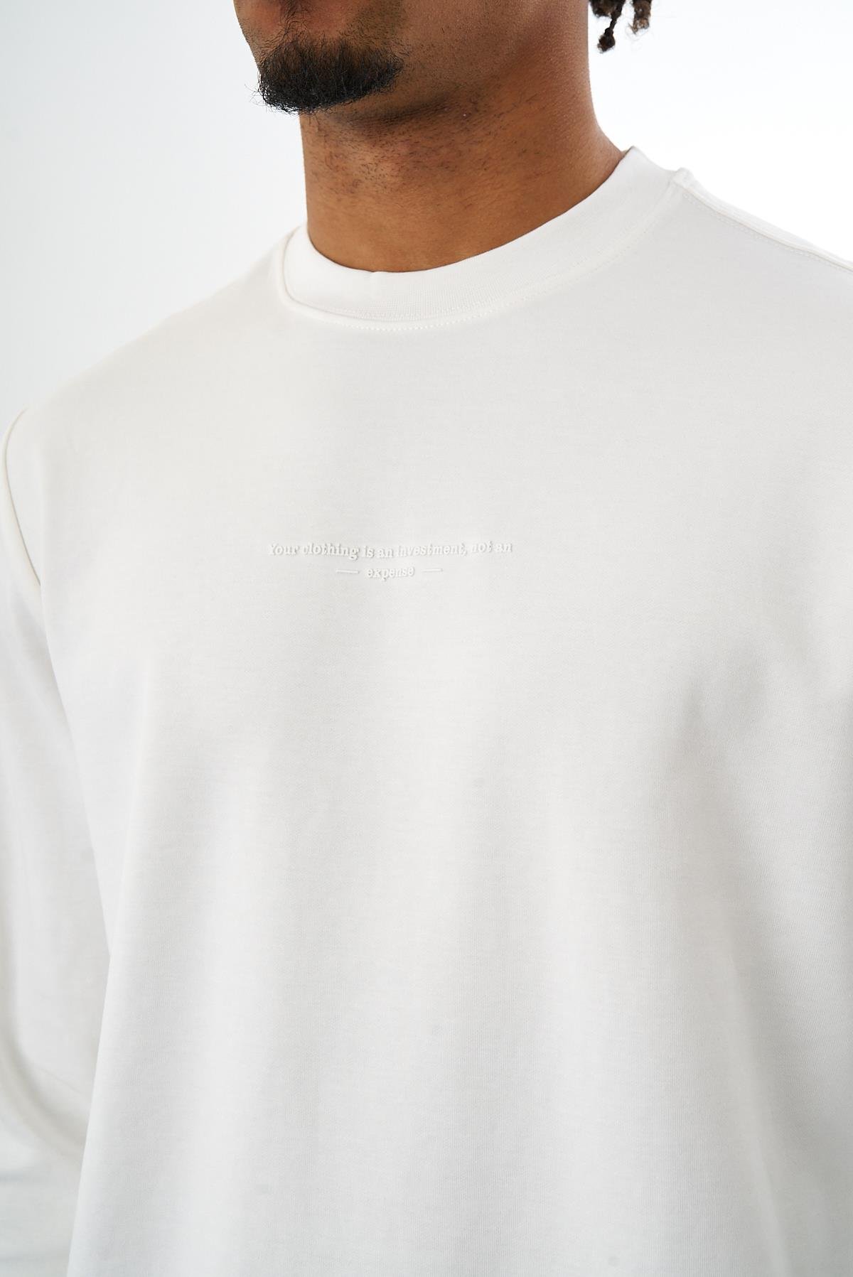 DF ENJEKSİYON SWEAT-2017 - BEYAZ