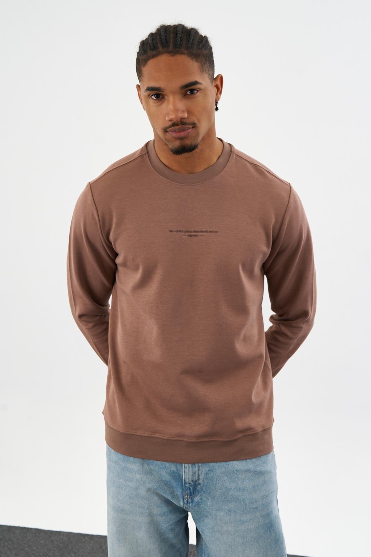 DF ENJEKSİYON SWEAT-2017 - KAHVE