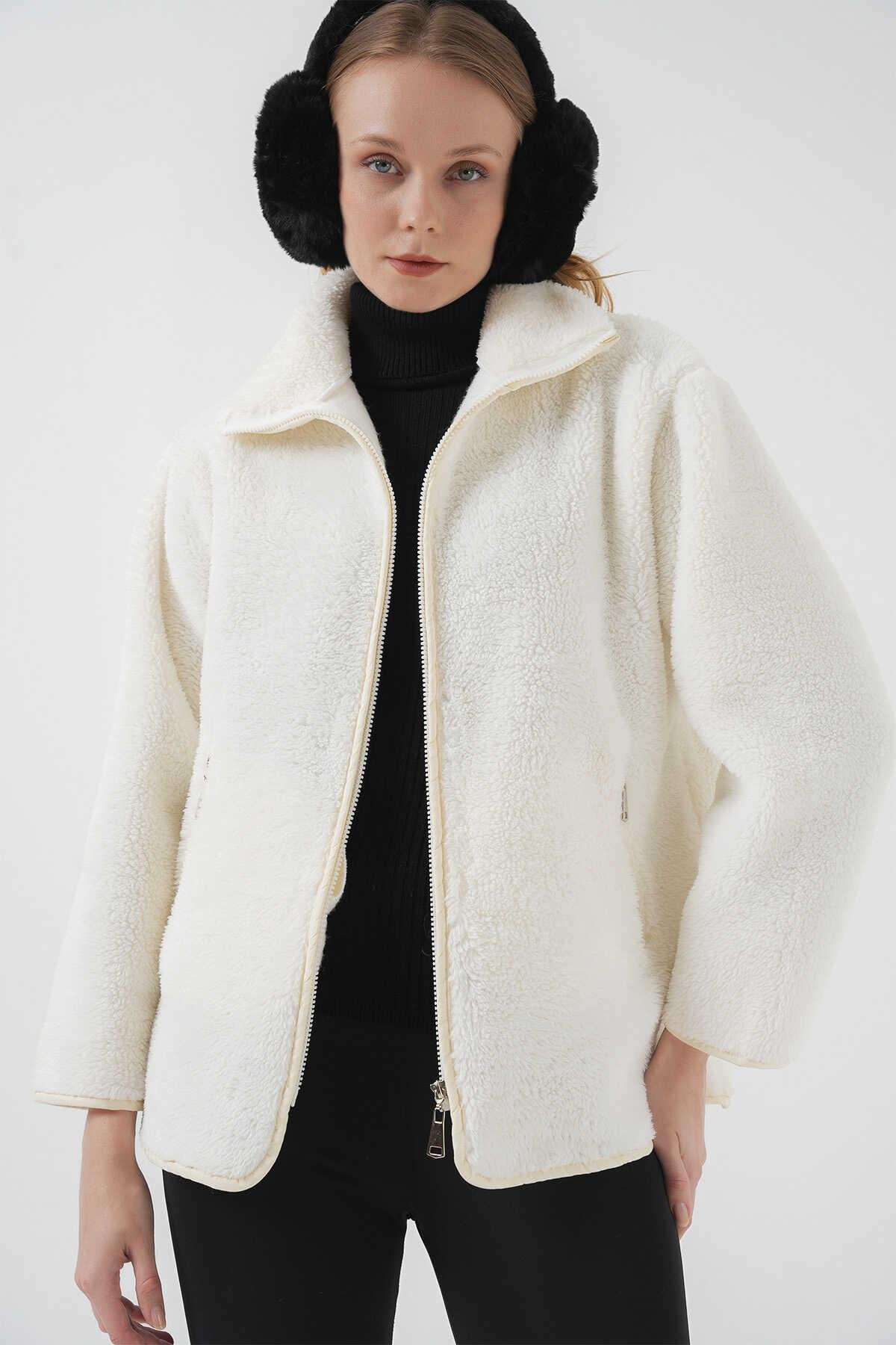 FERMUARLI PELUŞ MONT-5211 - EKRU