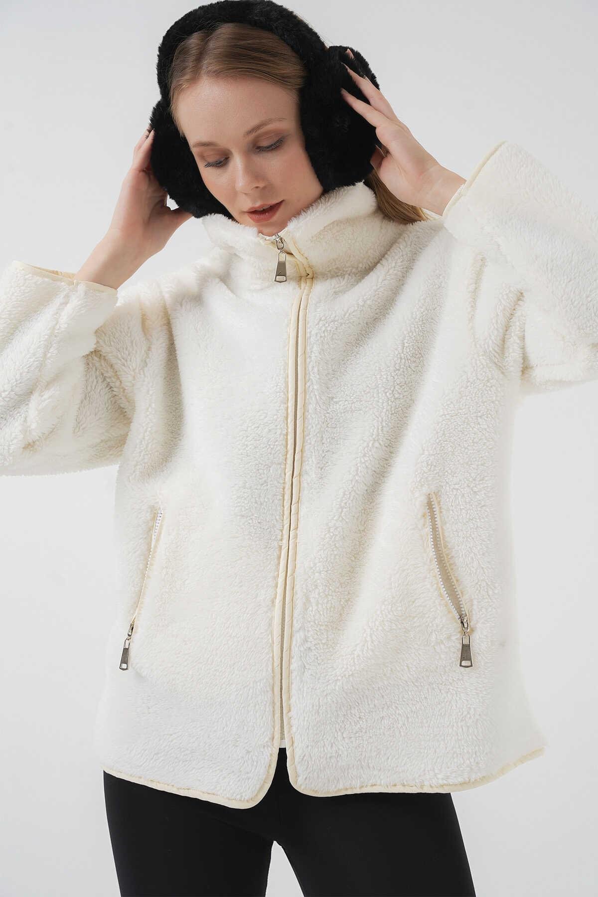 FERMUARLI PELUŞ MONT-5211 - EKRU