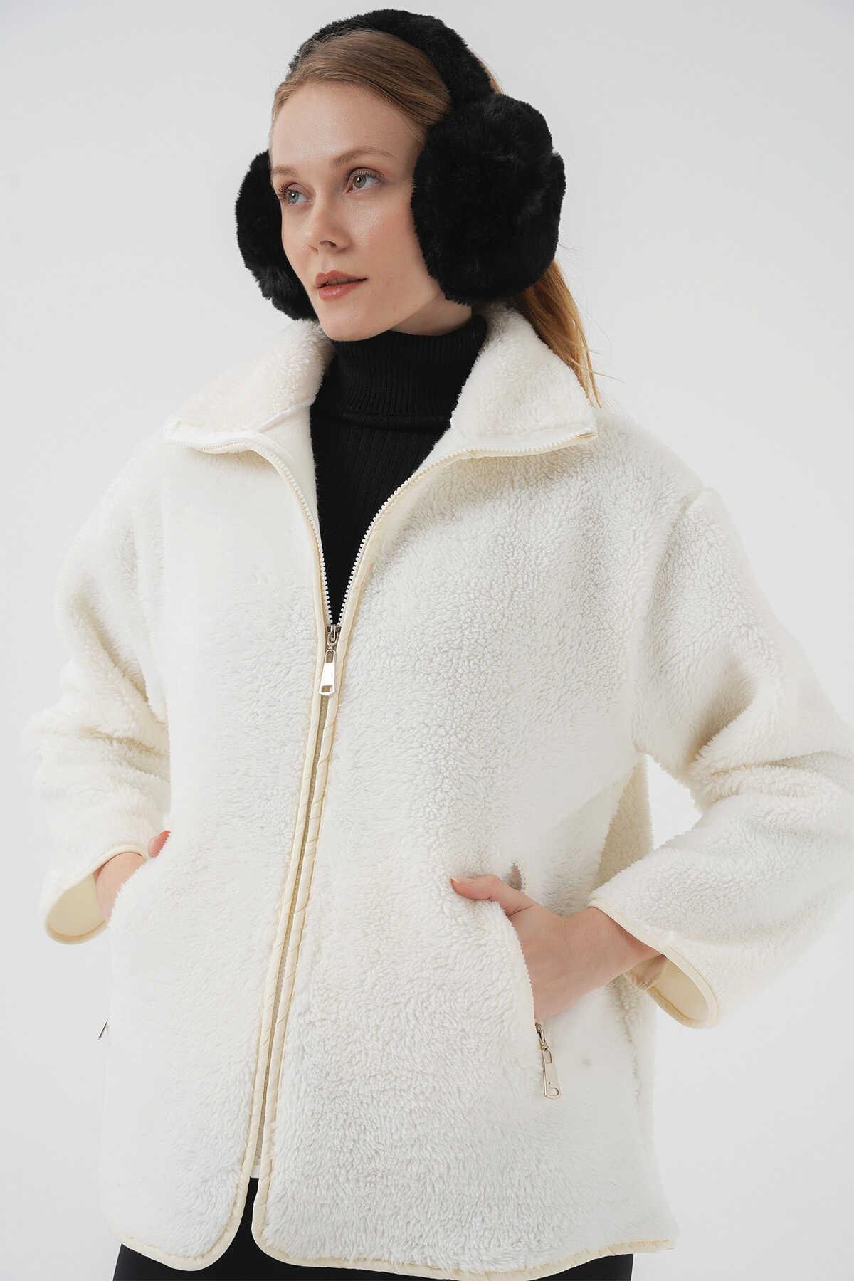 FERMUARLI PELUŞ MONT-5211 - EKRU