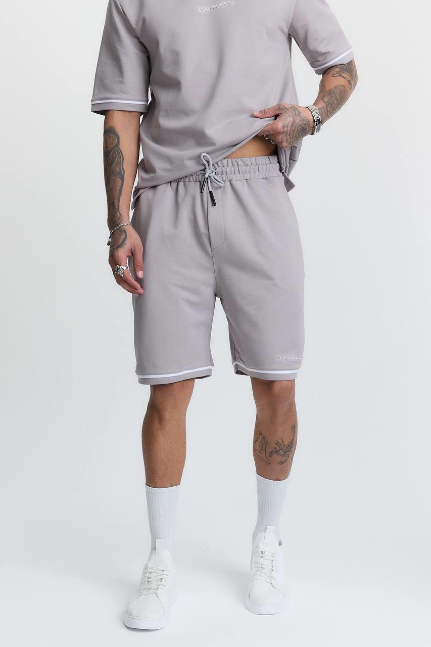 LMTLESS T-SHIRT-5013 - BOYALI GRİ