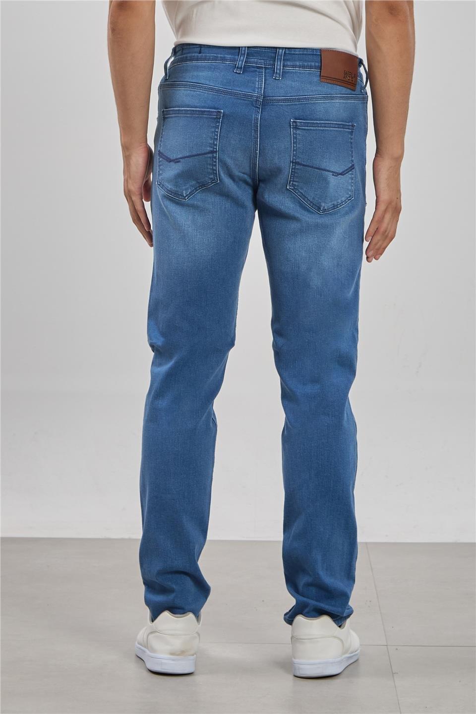 PABLO-Regular fit pantolon-5141 - Mavi