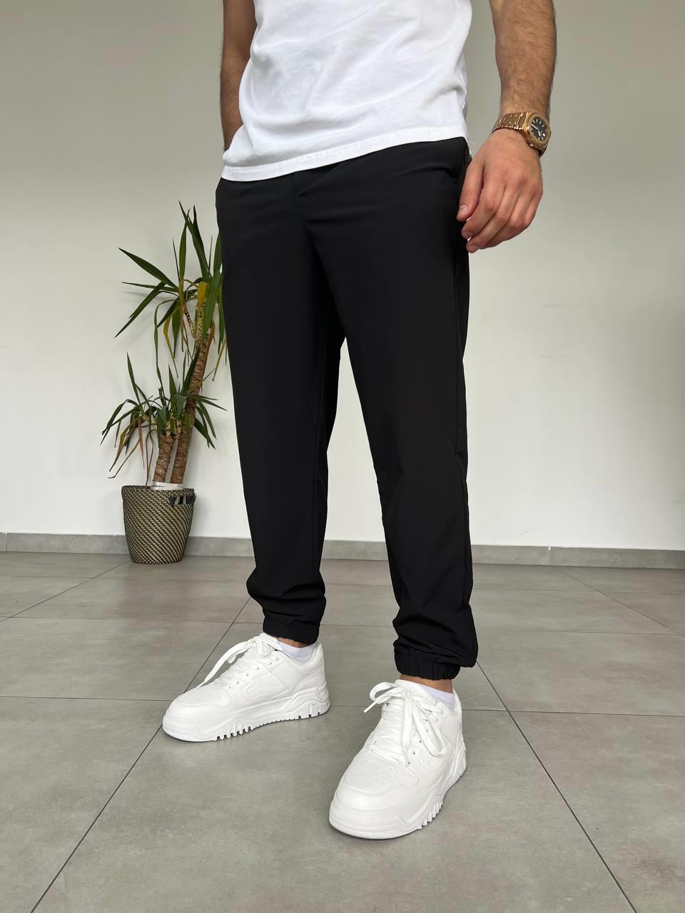 PAÇASI LASTİKLİ PARAŞÜT PANTOLON-4001 - SİYAH