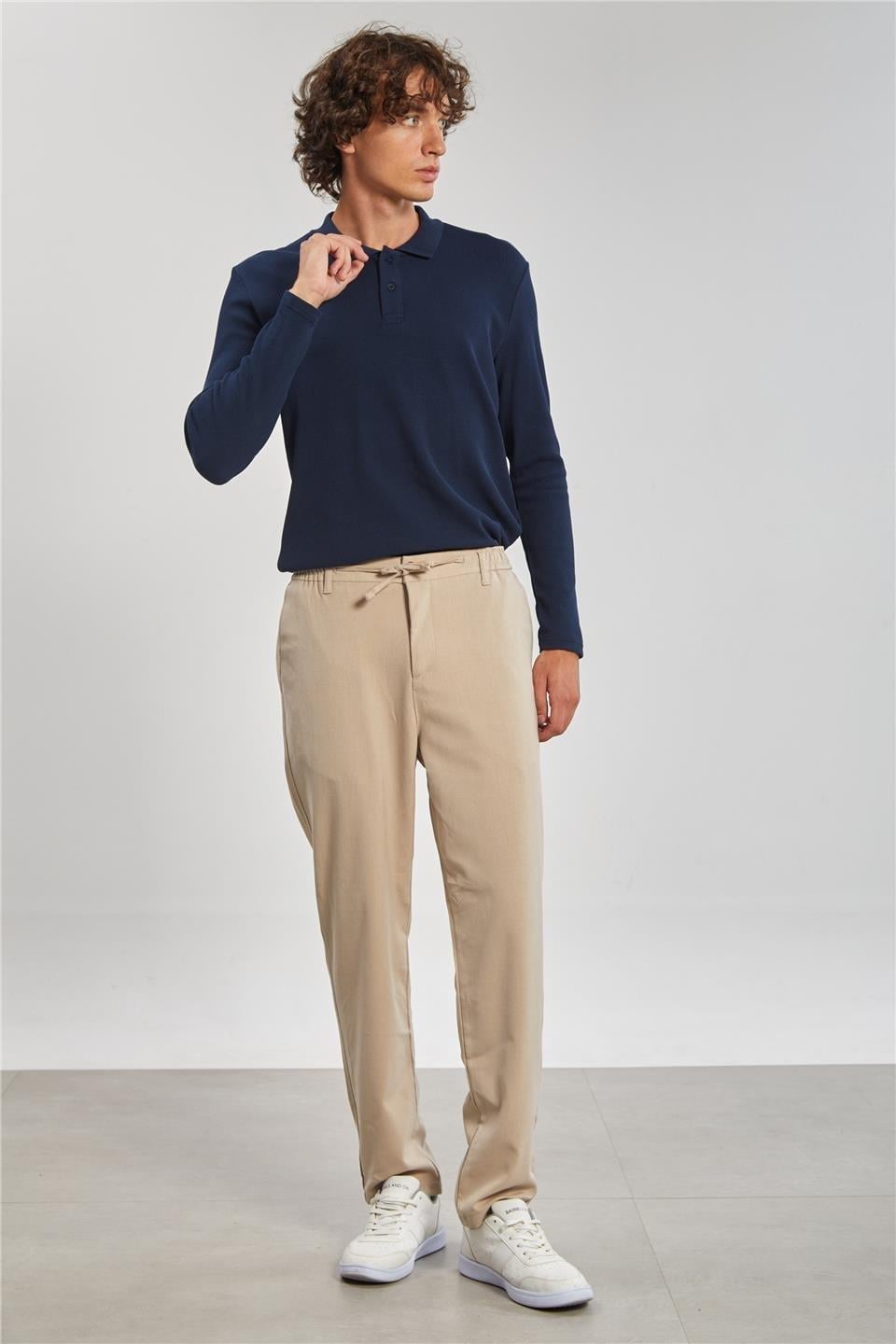 Polo yaka sweat-5708 - İndigo