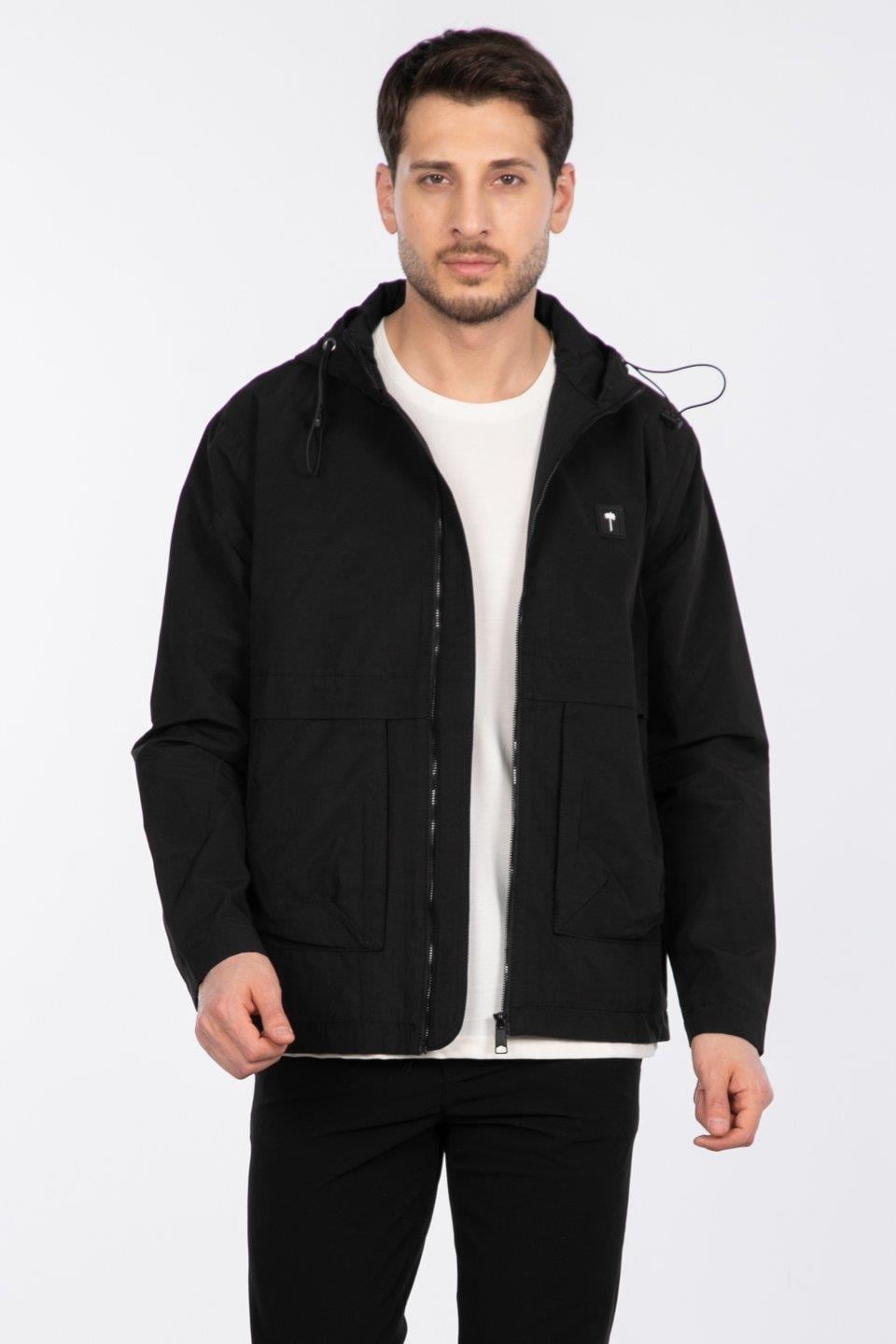 Torba cep mevsimlik mont-2820 - Siyah