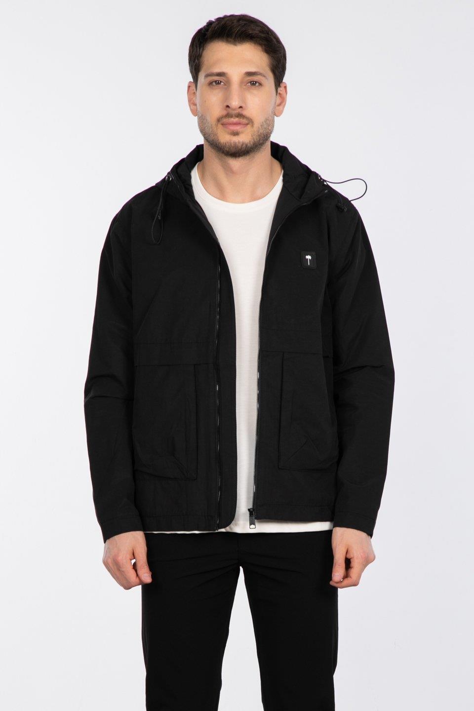 Torba cep mevsimlik mont-2820 - Siyah