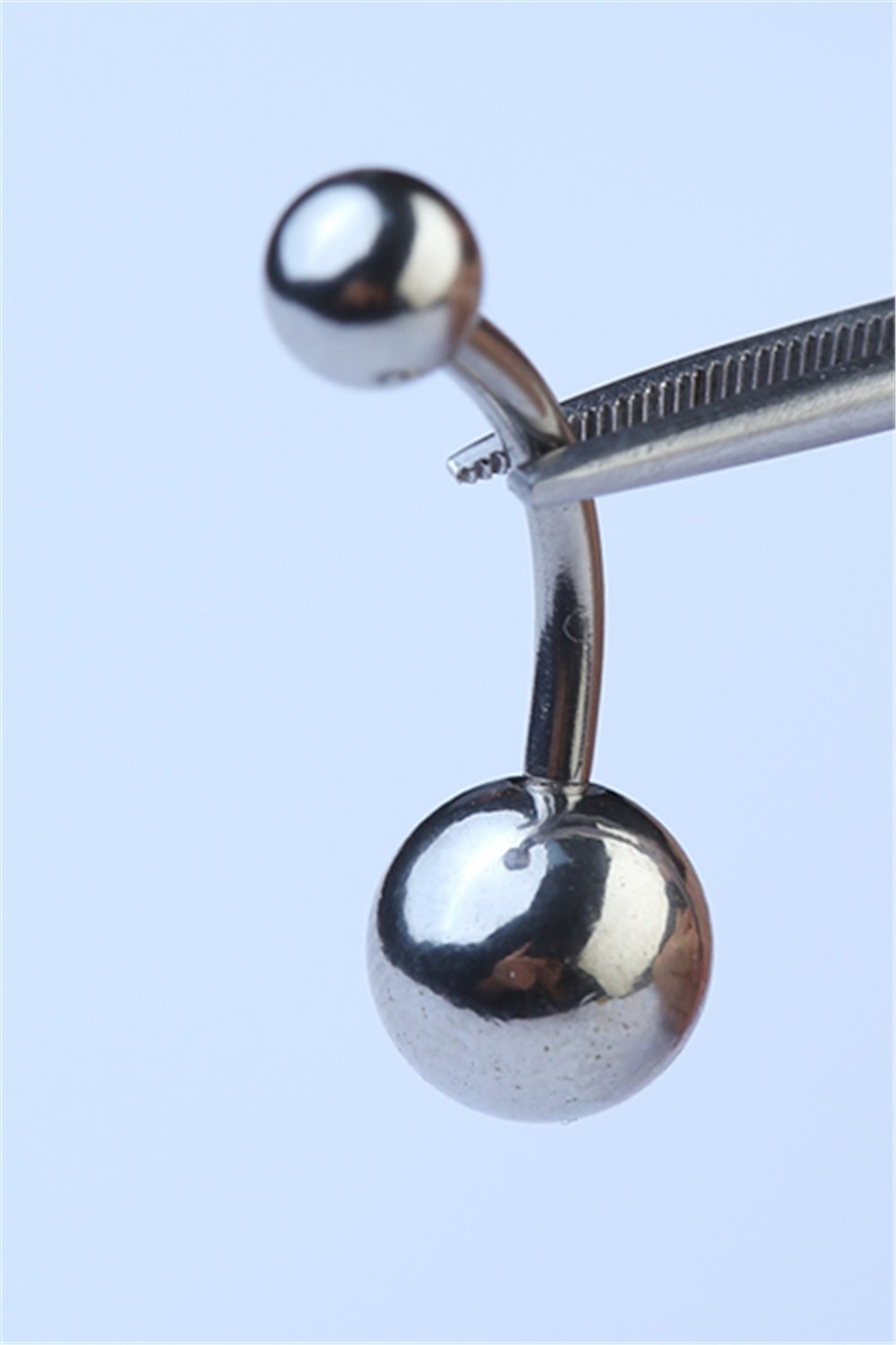 Düz Göbek Silver Piercing