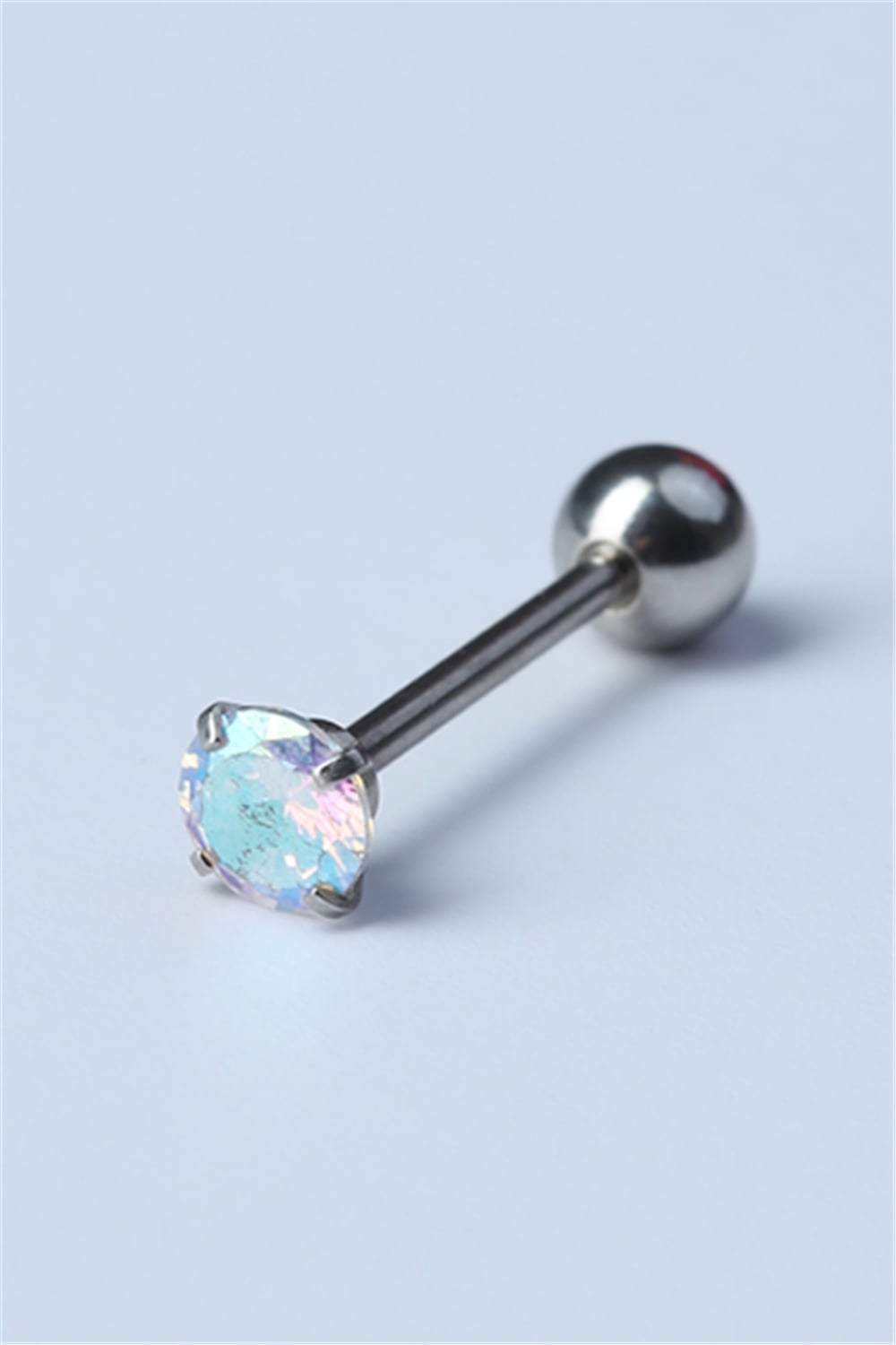 Taşlı Dil Silver Piercing