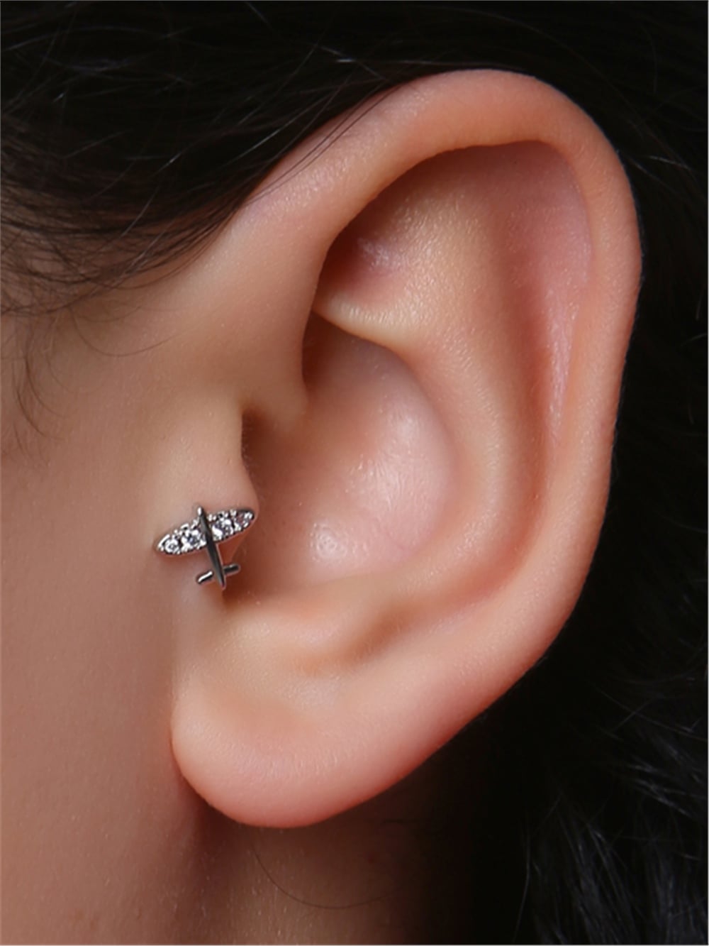 Uçak Model Silver Piercing
