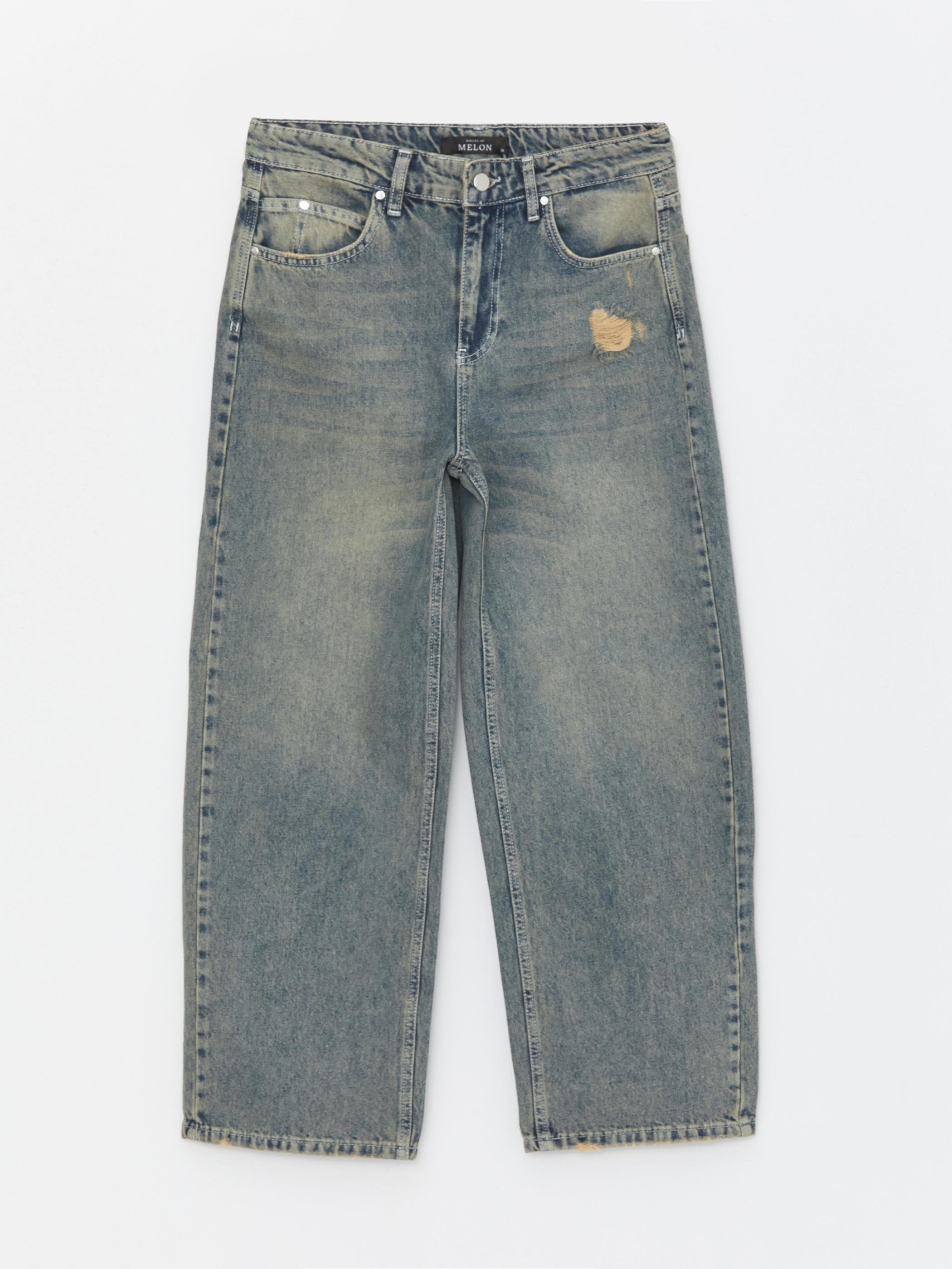 MAVI Düşük Bel Wide Leg Vintage Sustainable Denim Jean Pantolon