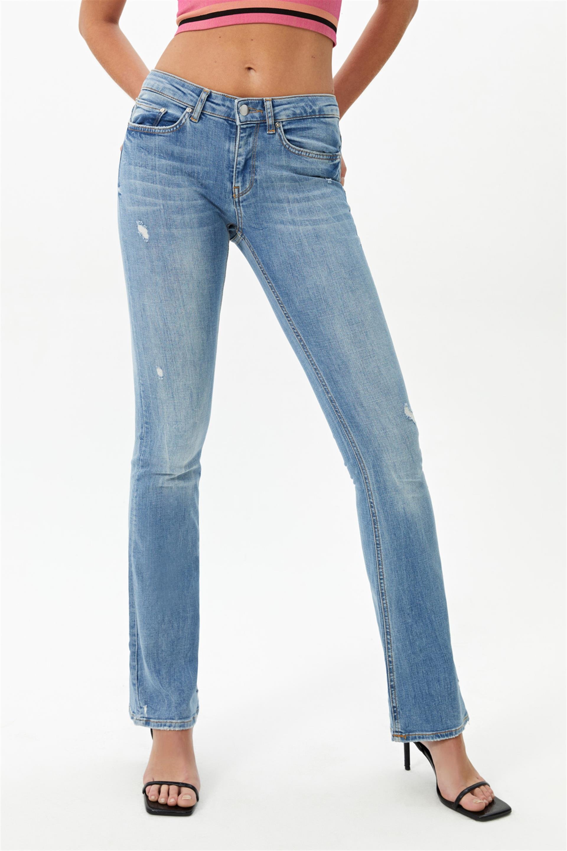 Mavi Flare Paça Normal Bel Jean Pantolon