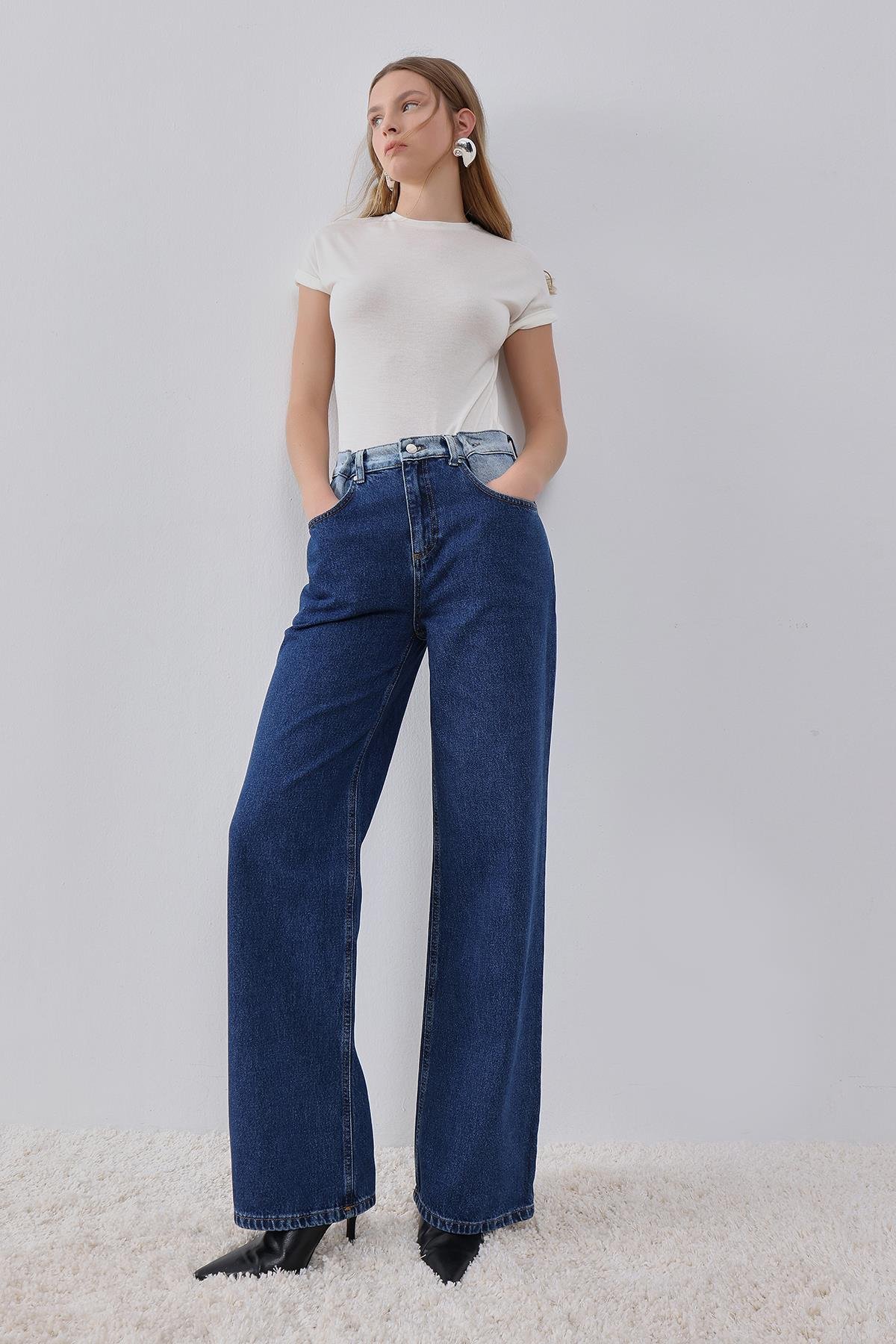 Mavi Wide Leg Relaxed Fit Jean