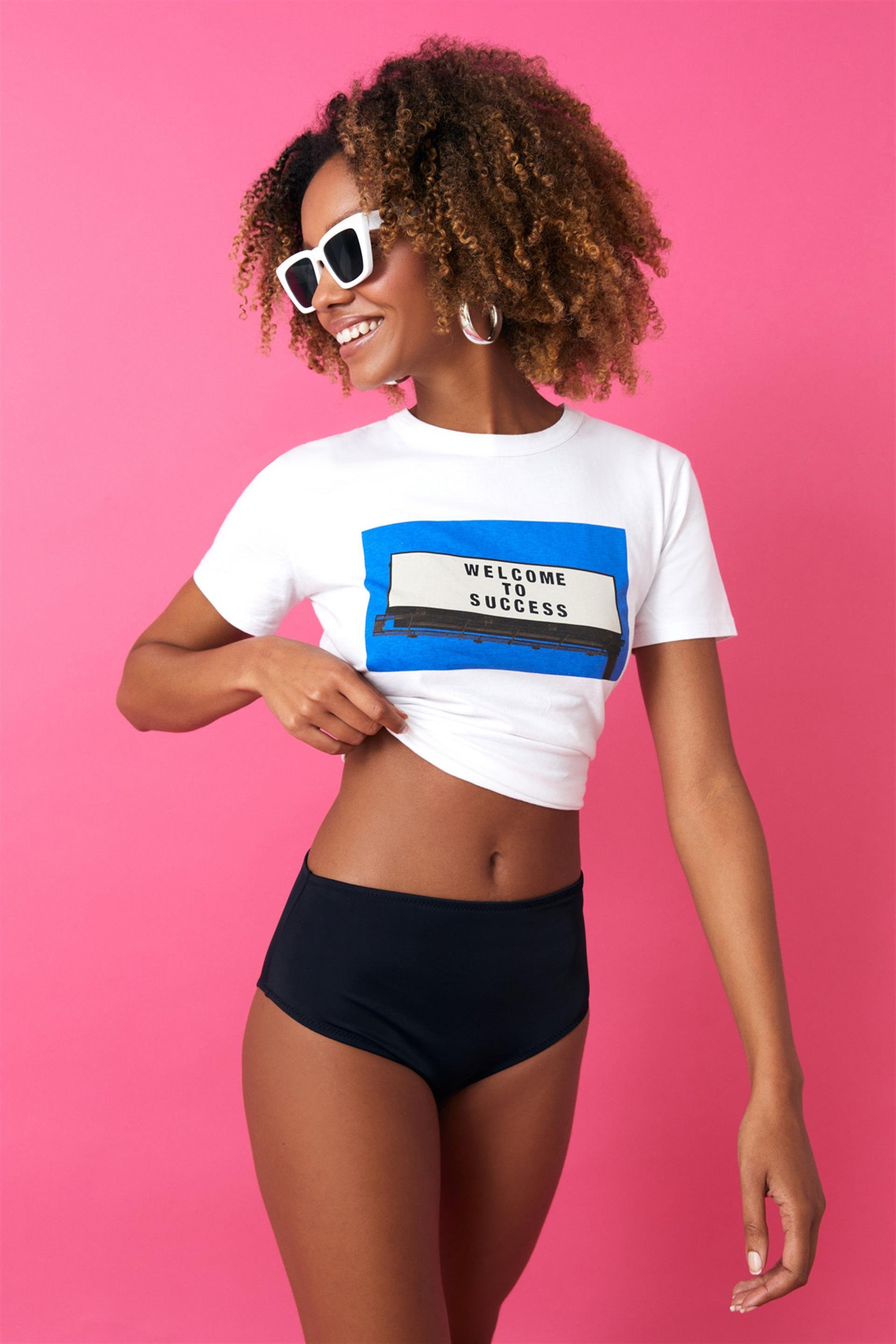 Siyah Yüksek Bel Bikini Altı