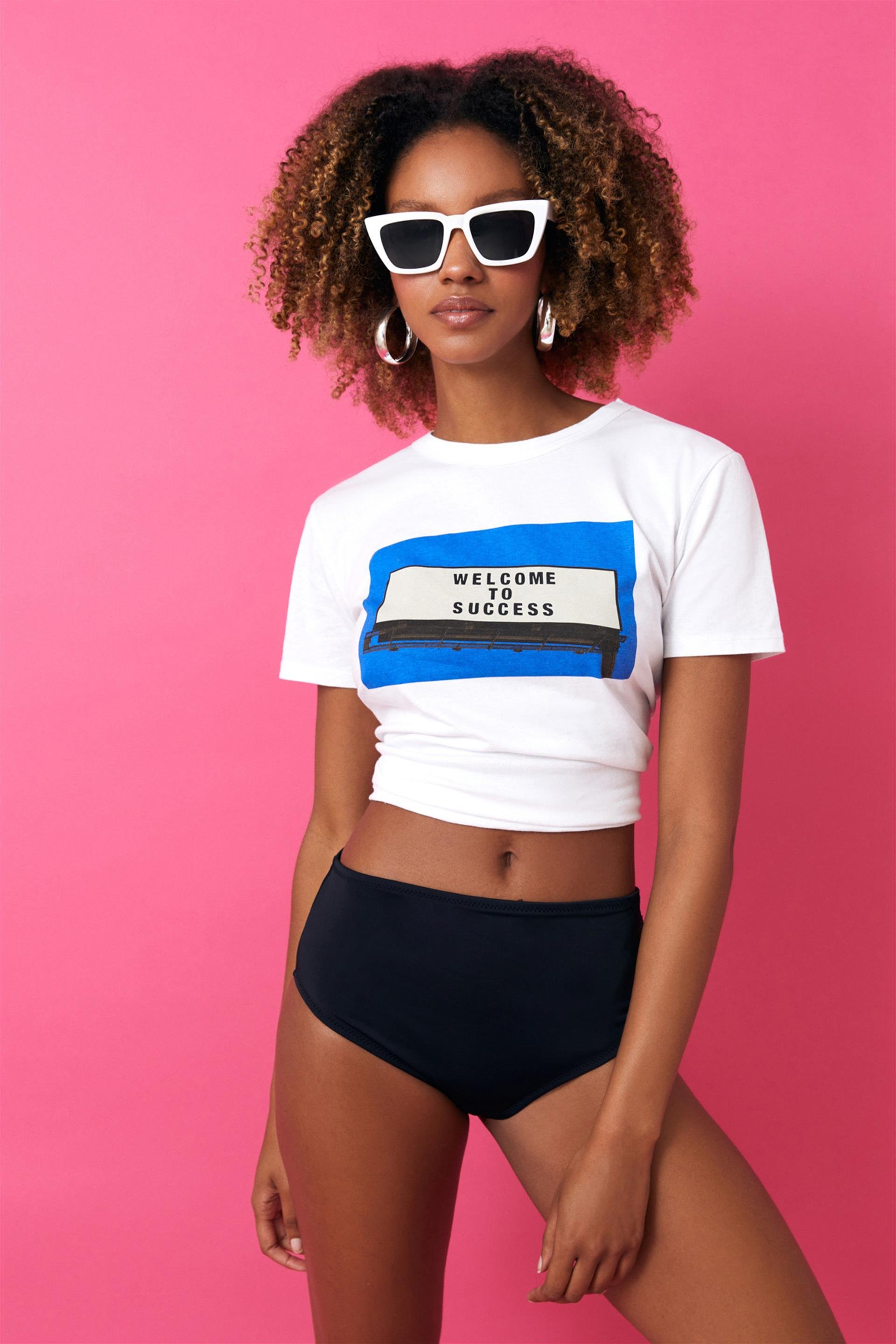 Siyah Yüksek Bel Bikini Altı