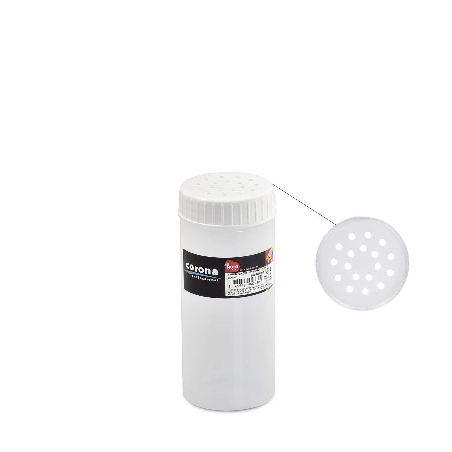 Baharatlık Şişe Geniş Kapaklı 450 ml Şeffaf BO2179