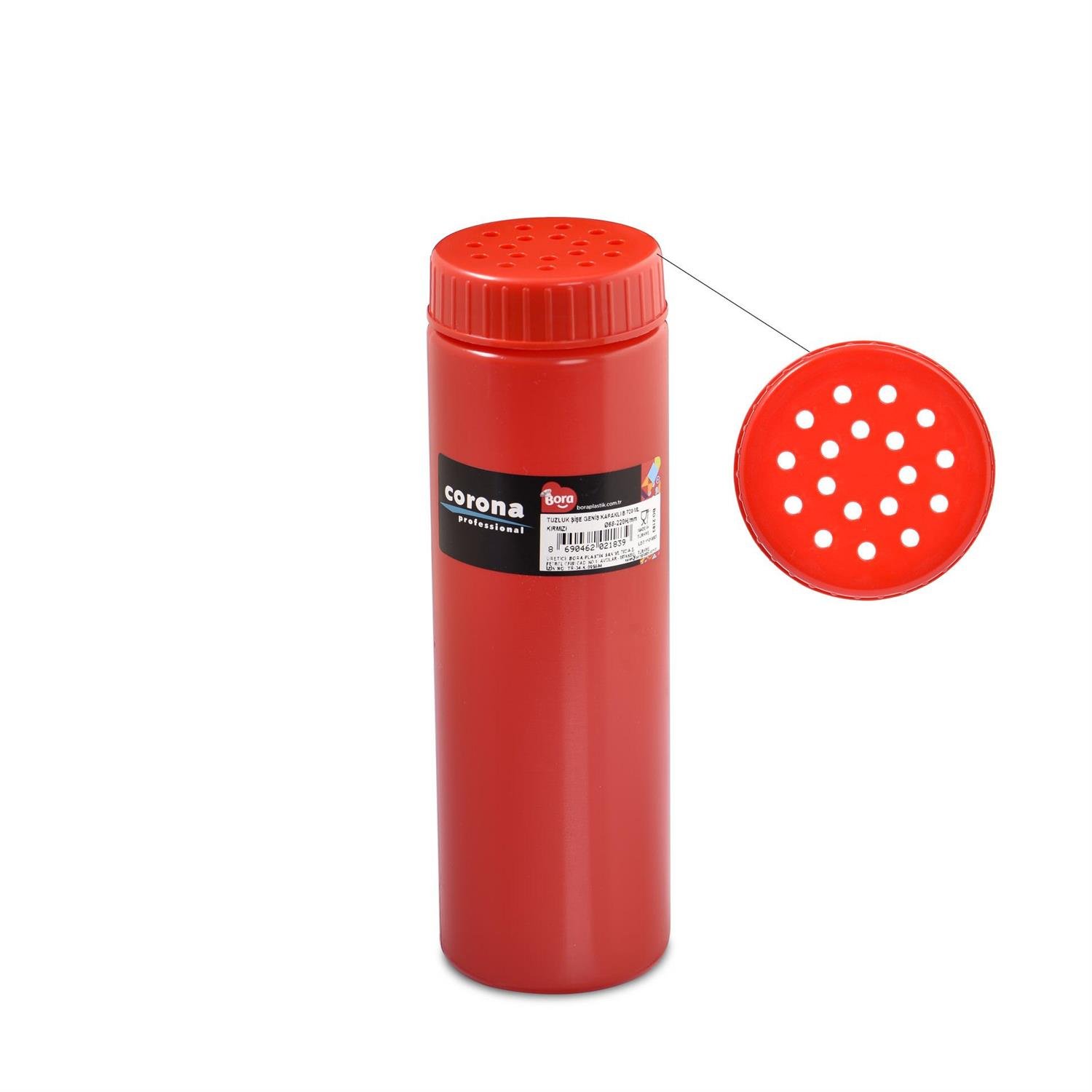 Baharatlık Şişe Geniş Kapaklı 700 ml Kırmızı BO2188