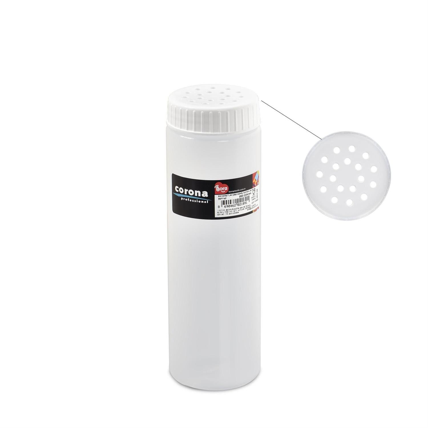 Baharatlık Şişe Geniş Kapaklı 700 ml Şeffaf BO2189