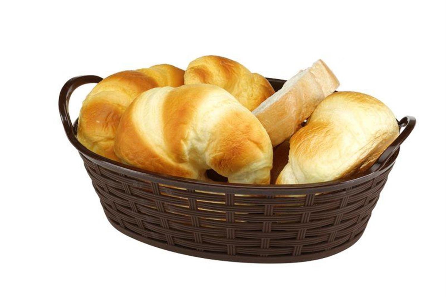 Bora Plastik Hasır Desenli Ekmek Sepeti Oval No:2 BO665