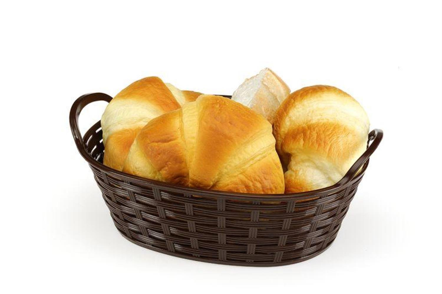 Bora Plastik Hasır Desenli Ekmek Sepeti Oval No:1 BO663