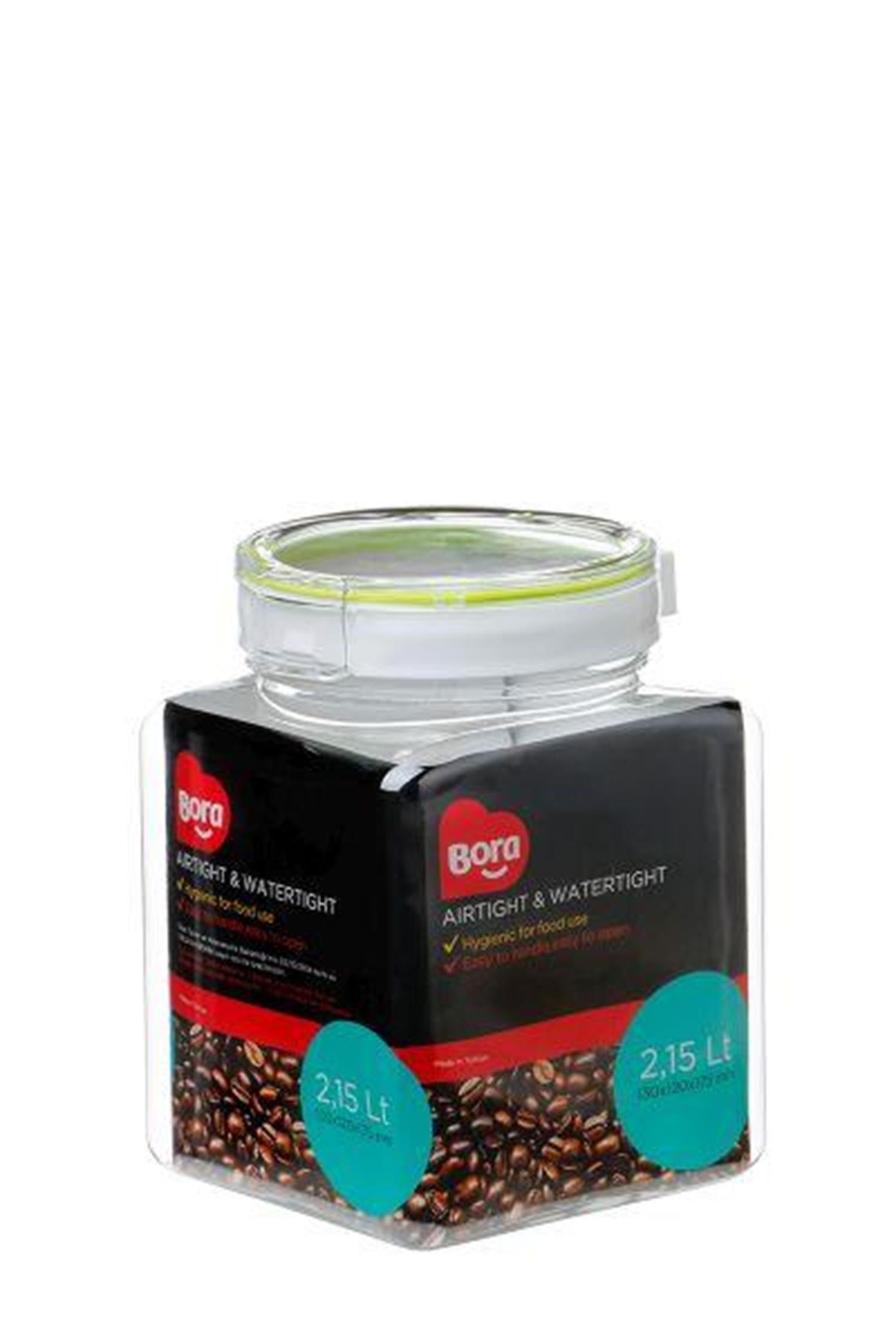 Bora Plastik Pet Köşeli 110mm No:1 - 2,15 Lt BO2235