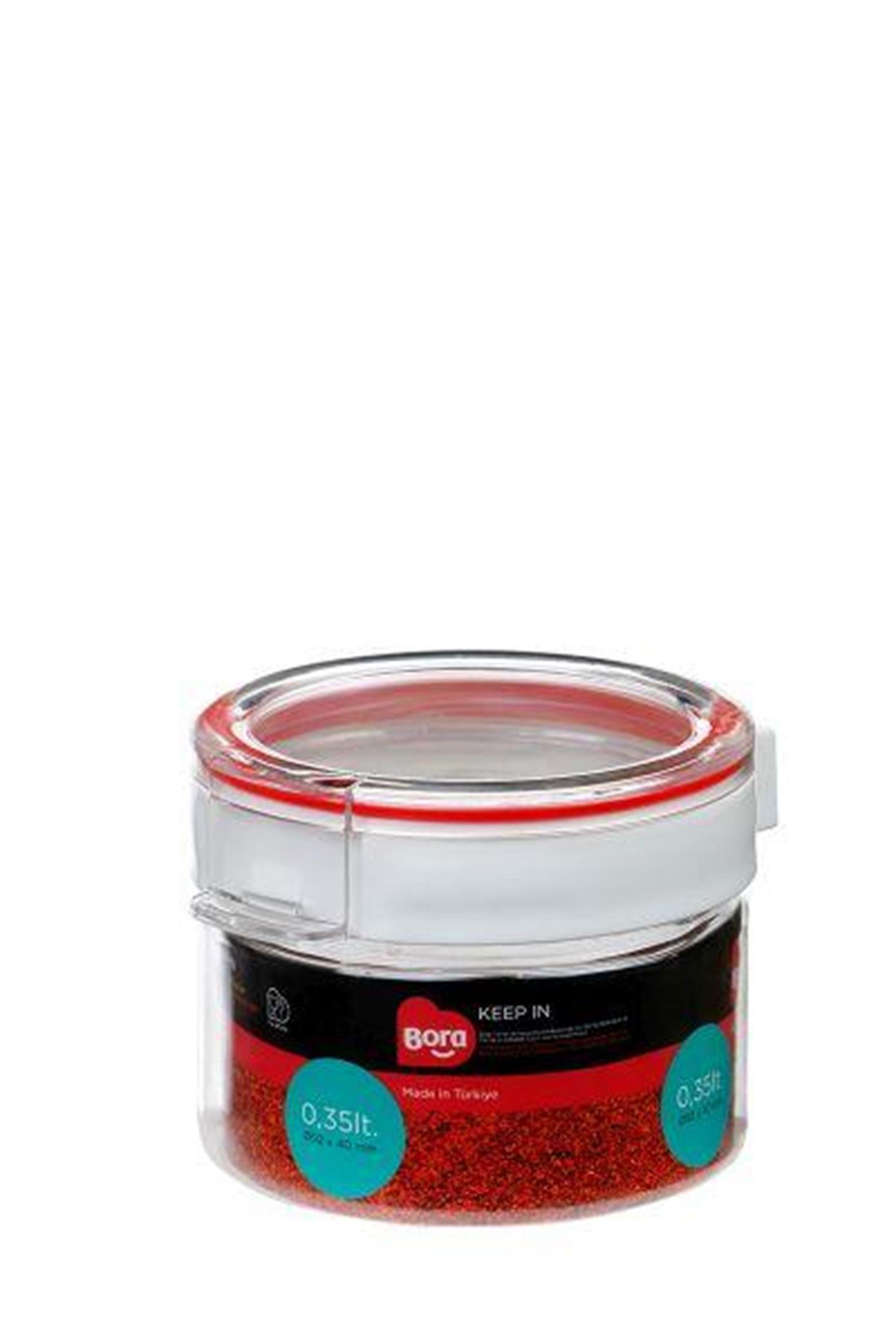 Bora Plastik Pet Yuvarlak 89mm No:1 - 0,35 Lt BO2220