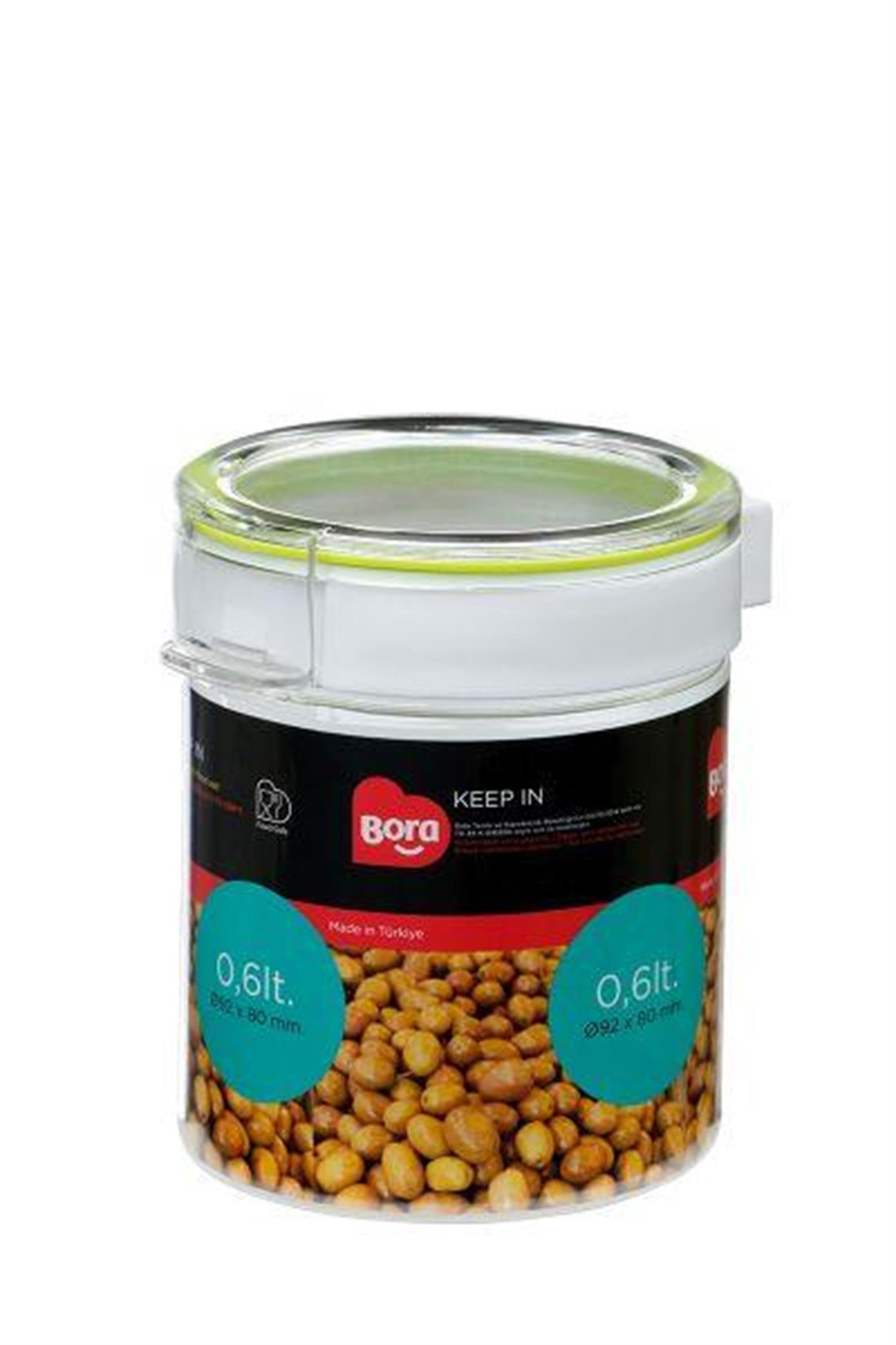 Bora Plastik Pet Yuvarlak 89mm No:2 - 0,6 Lt BO2221