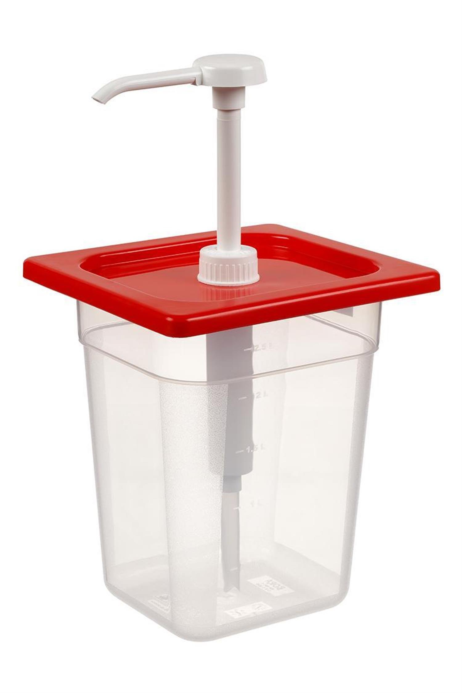 Corona Professional 1/6 Kare 176*162*10 Gövde PP Kilitli Ketçap&Mayonez Pompalı BO9146