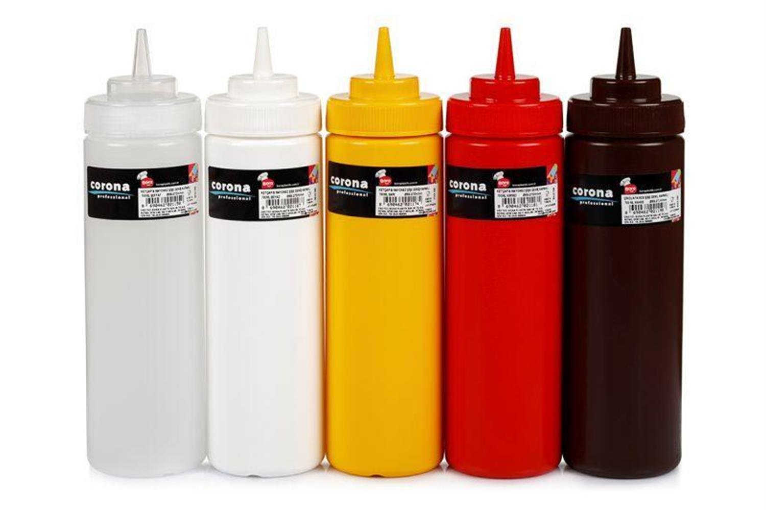 Corona Professional Ketçap&Mayonez Şişe Geniş Kapaklı – Şeffaf 700 ml BO2115