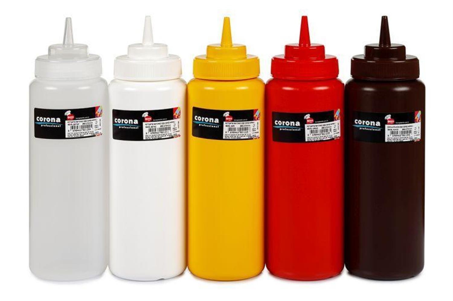 Corona Professional Ketçap&Mayonez Şişe Geniş Kapaklı – Şeffaf 950 ml BO2120