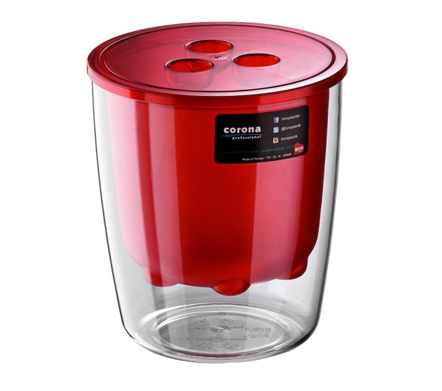 Corona Professional Pc Buz Kovası Süzgeçli BO601