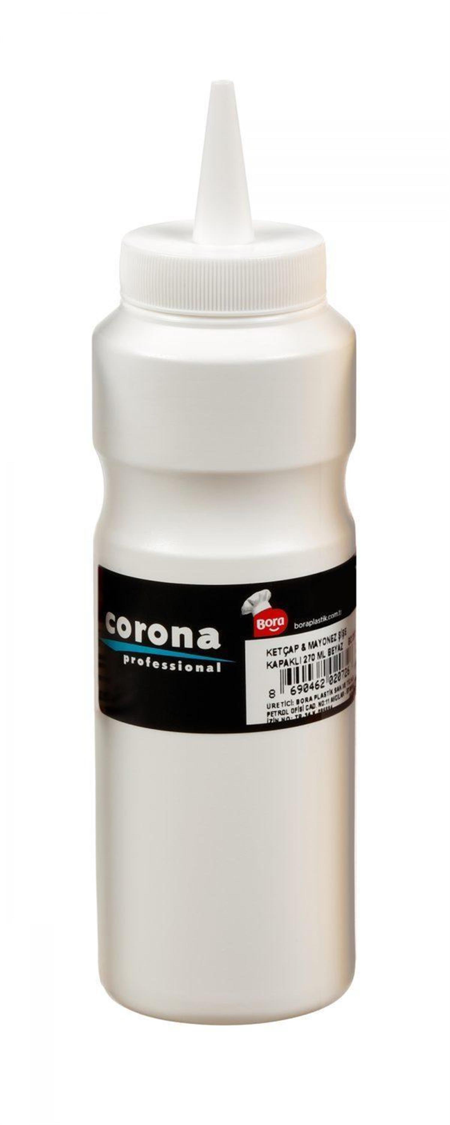 Corona ProfessionKetçap&Mayonez Şişe Kapaklı 270 ml Beyaz BO2072