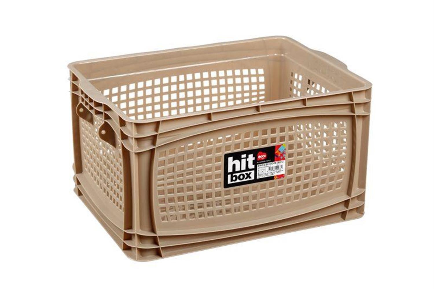 Hit Box Gıdaya Uygun Sağlam Kasa Delikli Gövde - 21 Lt. BO937