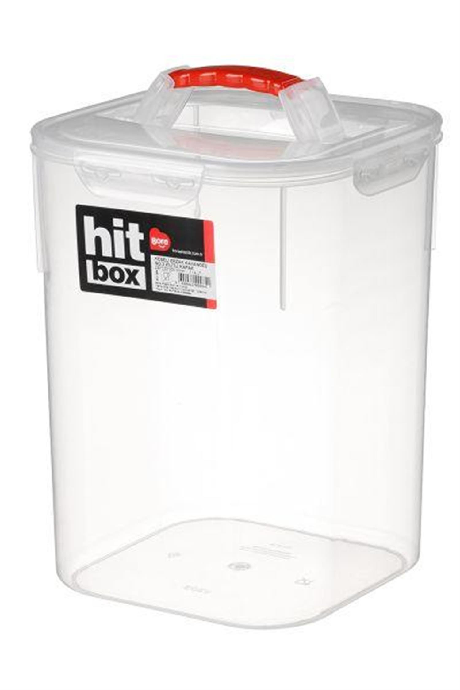 Hit Box Köşeli Erzak Kavanozu No:3 - 11,4 Lt