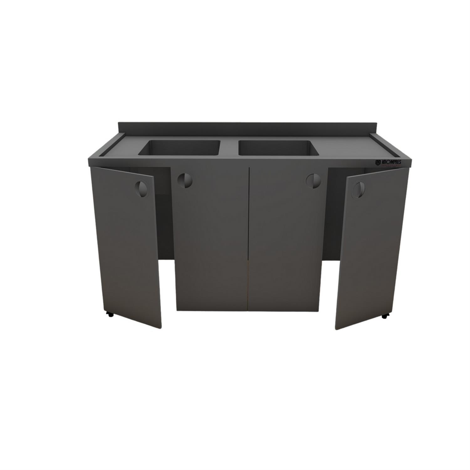 Krompres Çift Evyeli Dolap KÇEVD01