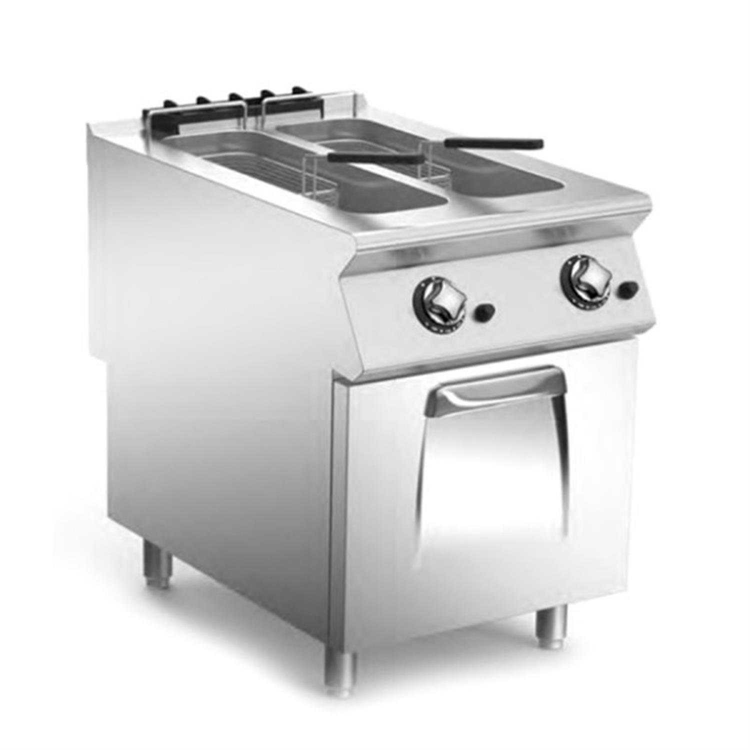 Mareno 10+10lt Kapasiteli Çift Tanklı Gazlı Fritöz NF96G10
