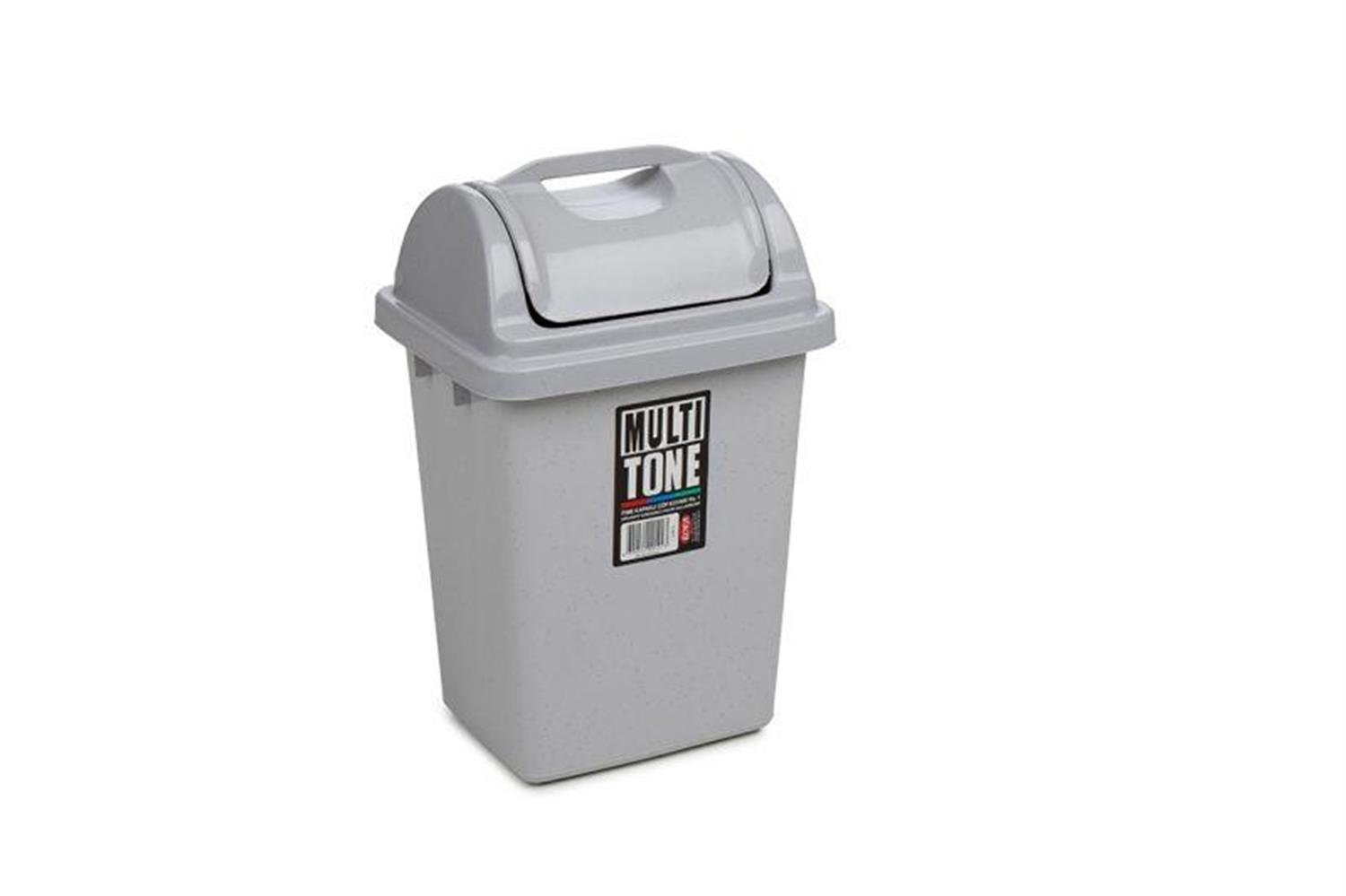 Mono Tone Köşeli Çöp Kovası İtmeli No:1 - 3,25 Lt BO192