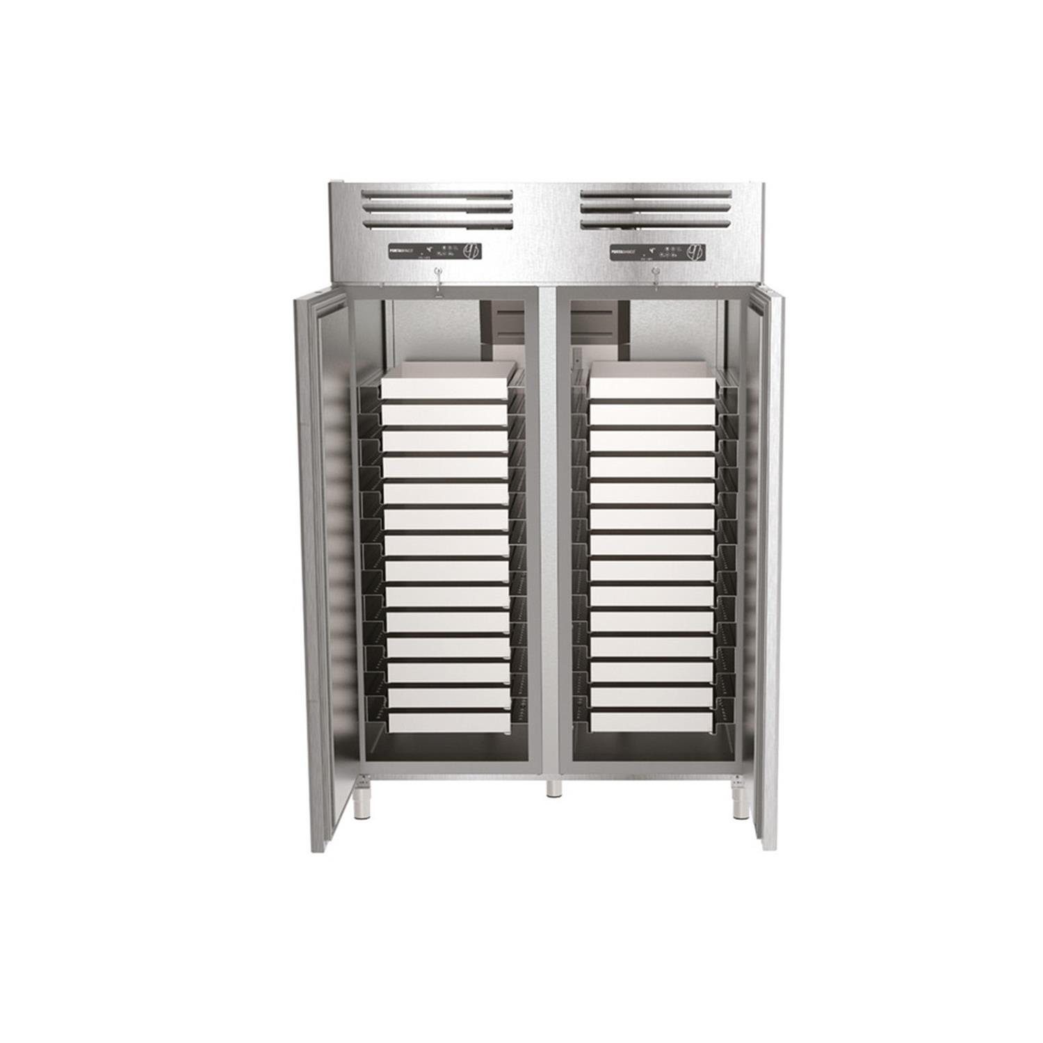 Portabianco DTT-2DGNE Dik Tip İki Kapılı 40x60 Tepsi Buzdolabı