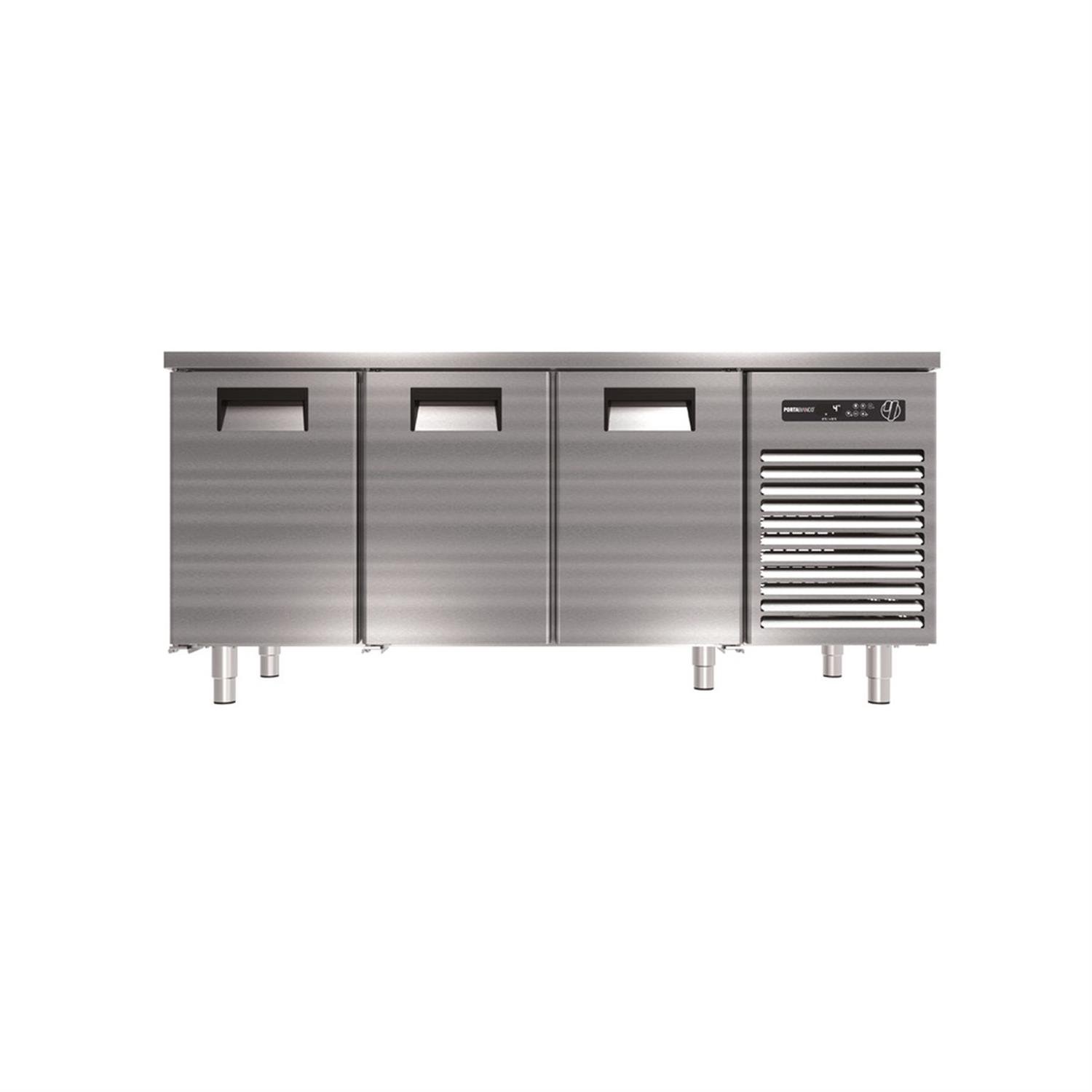 Portabianco TT- 3D60  Tezgah Tip Üç Kapılı Buzdolabı