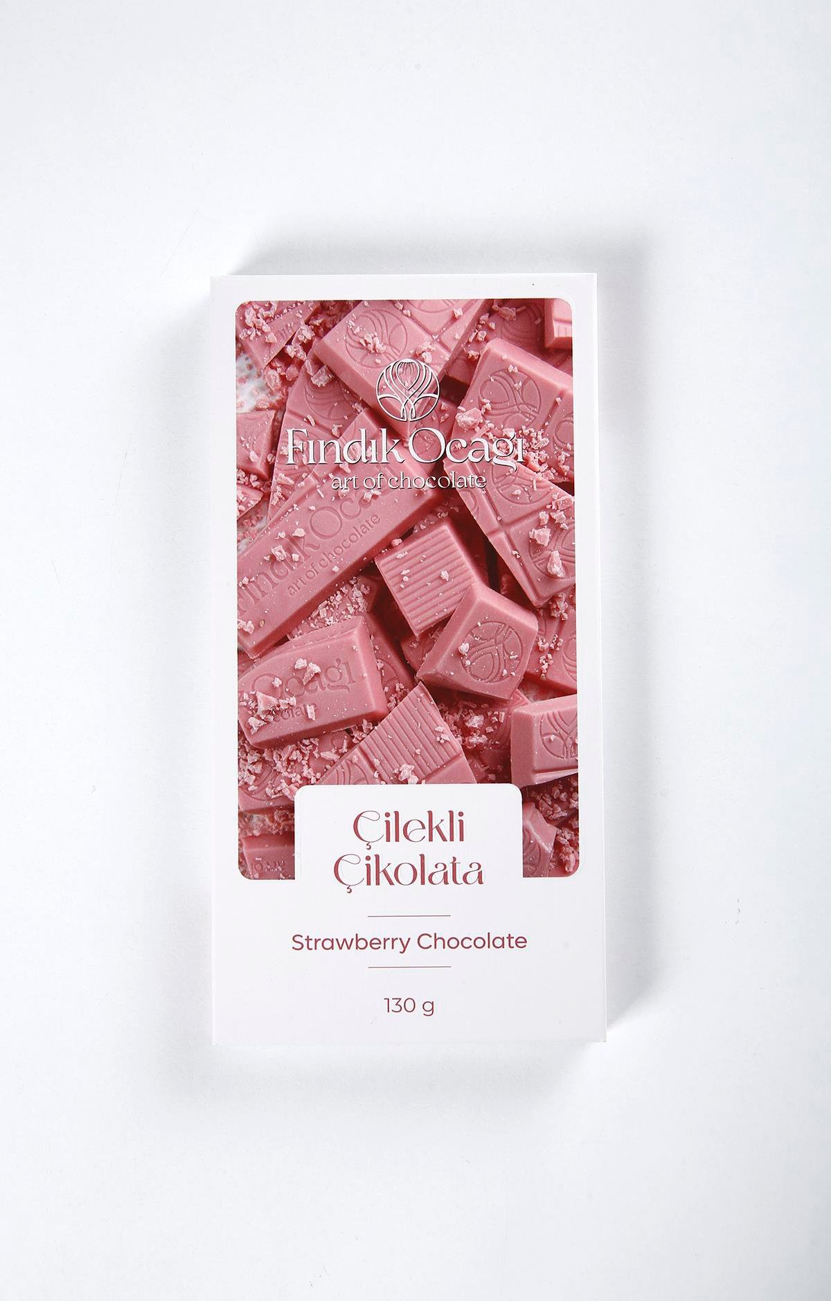 Çilekli Tablet Çikolata 130 g