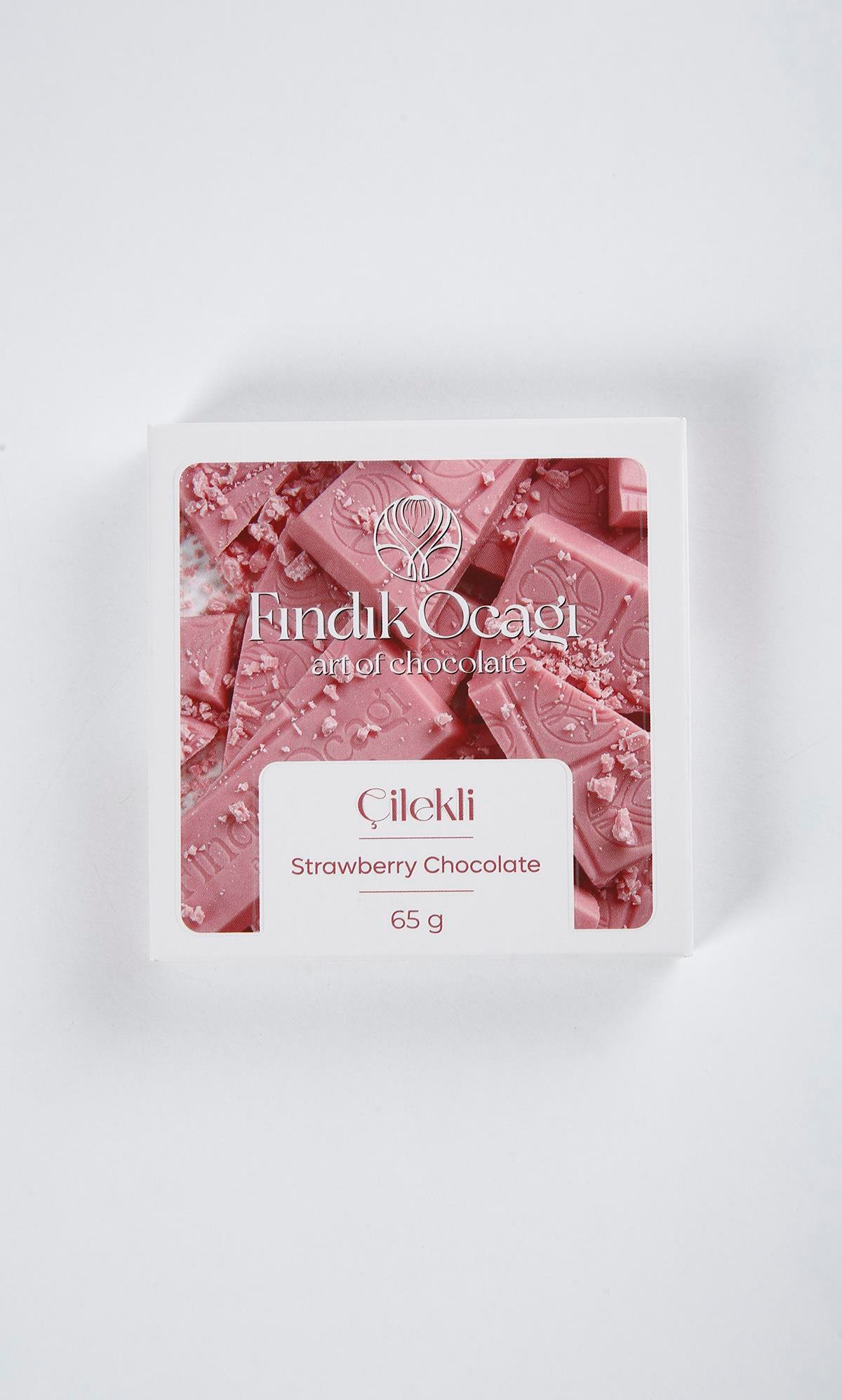 Çilekli Tablet Çikolata 65 g