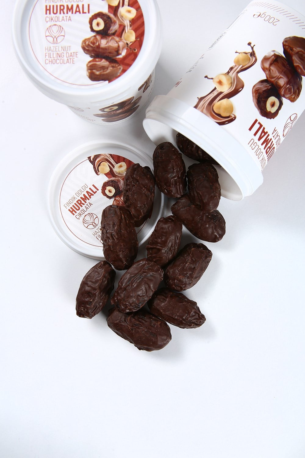 Fındık Dolgulu Hurmalı Çikolata 200 Gr