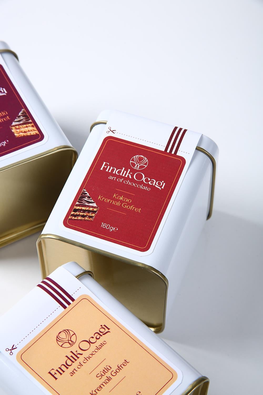 Kakaolu Gofret Kutusu (Teneke) 160 g