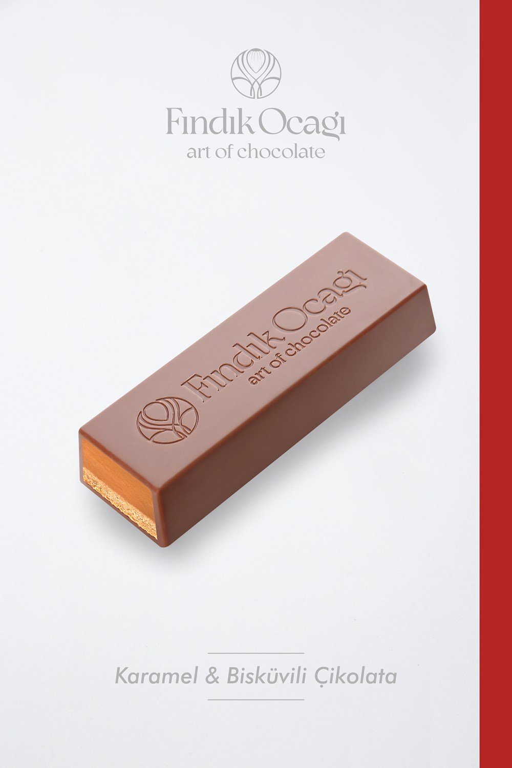 Karamel Bisküvili Çikolata Bar 80 g
