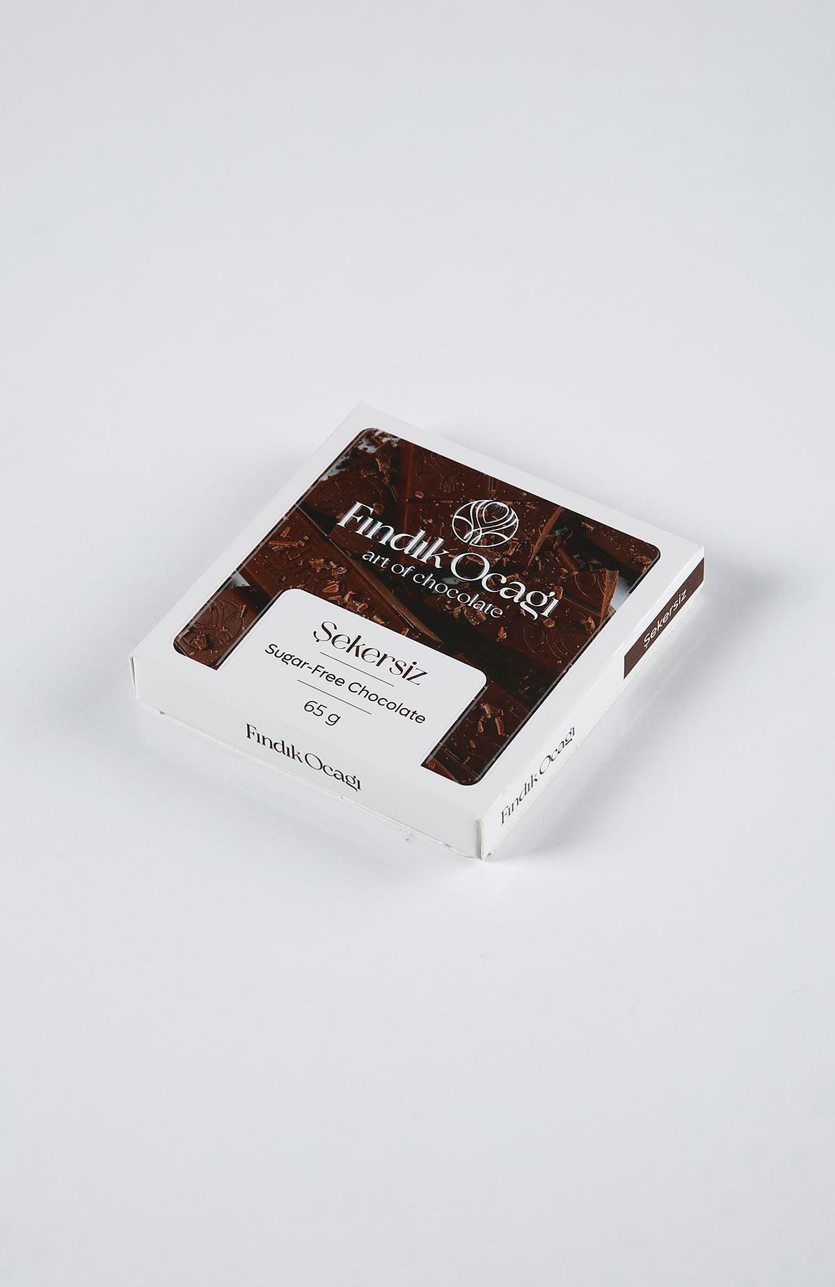 Şekersiz Tablet Çikolata 65 gr