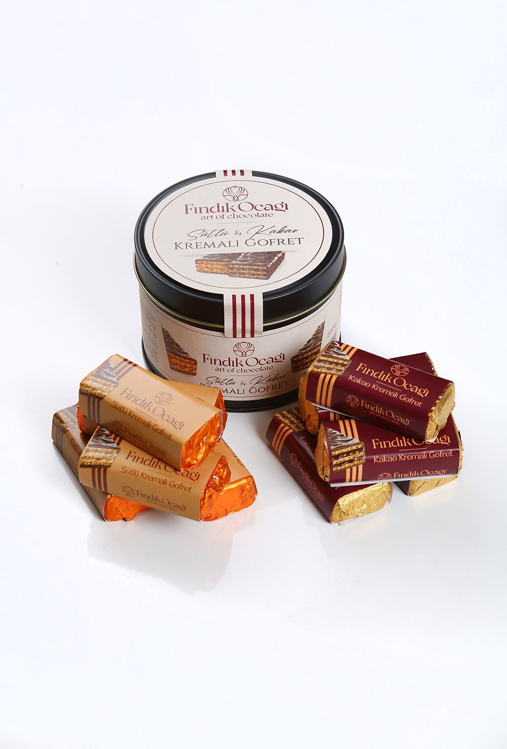 Sütlü & Kakaolu Gofret Kutusu (Teneke) 160 g