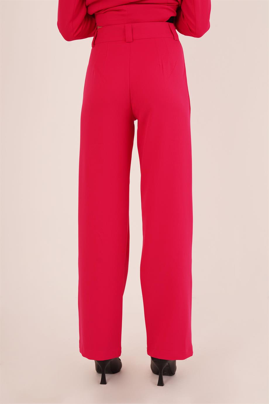 Basic Fuşya Pantolon