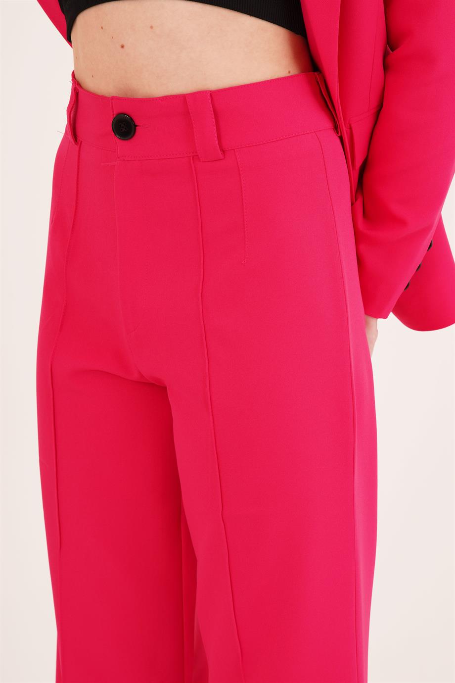 Basic Fuşya Pantolon