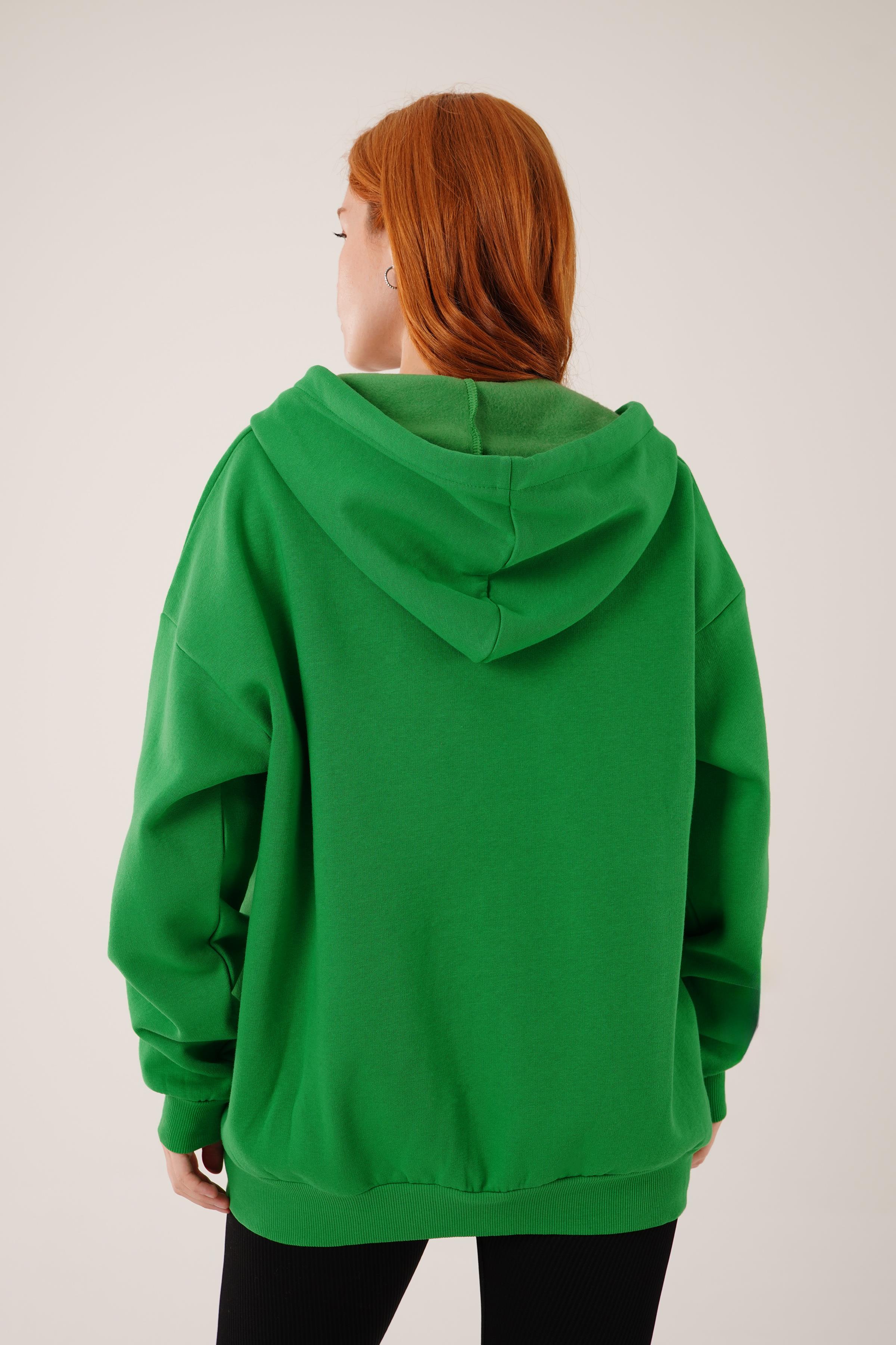 Kapüşonlu Fermuarlı Toptan Benetton Hırka