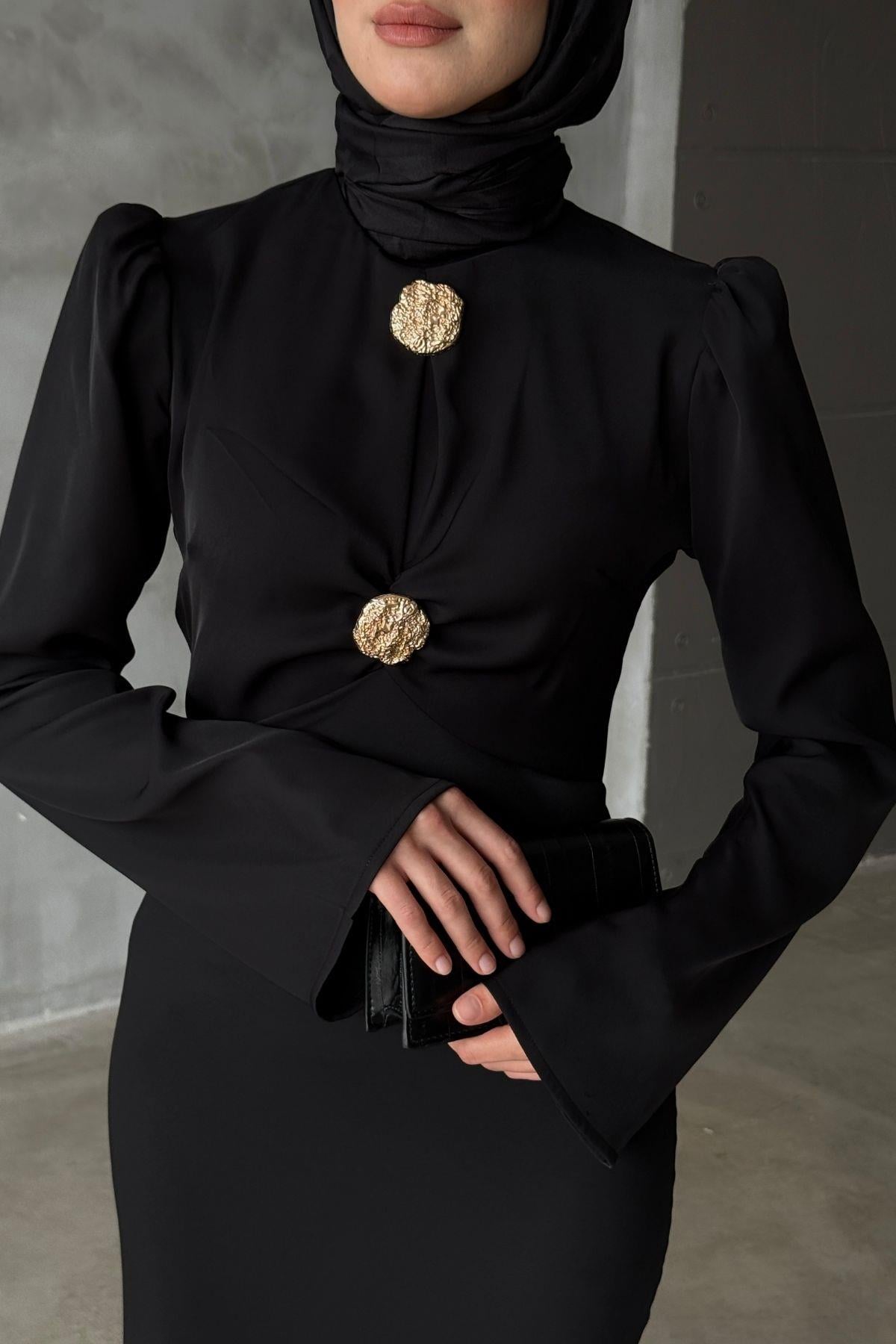 Adrina Elbise Siyah